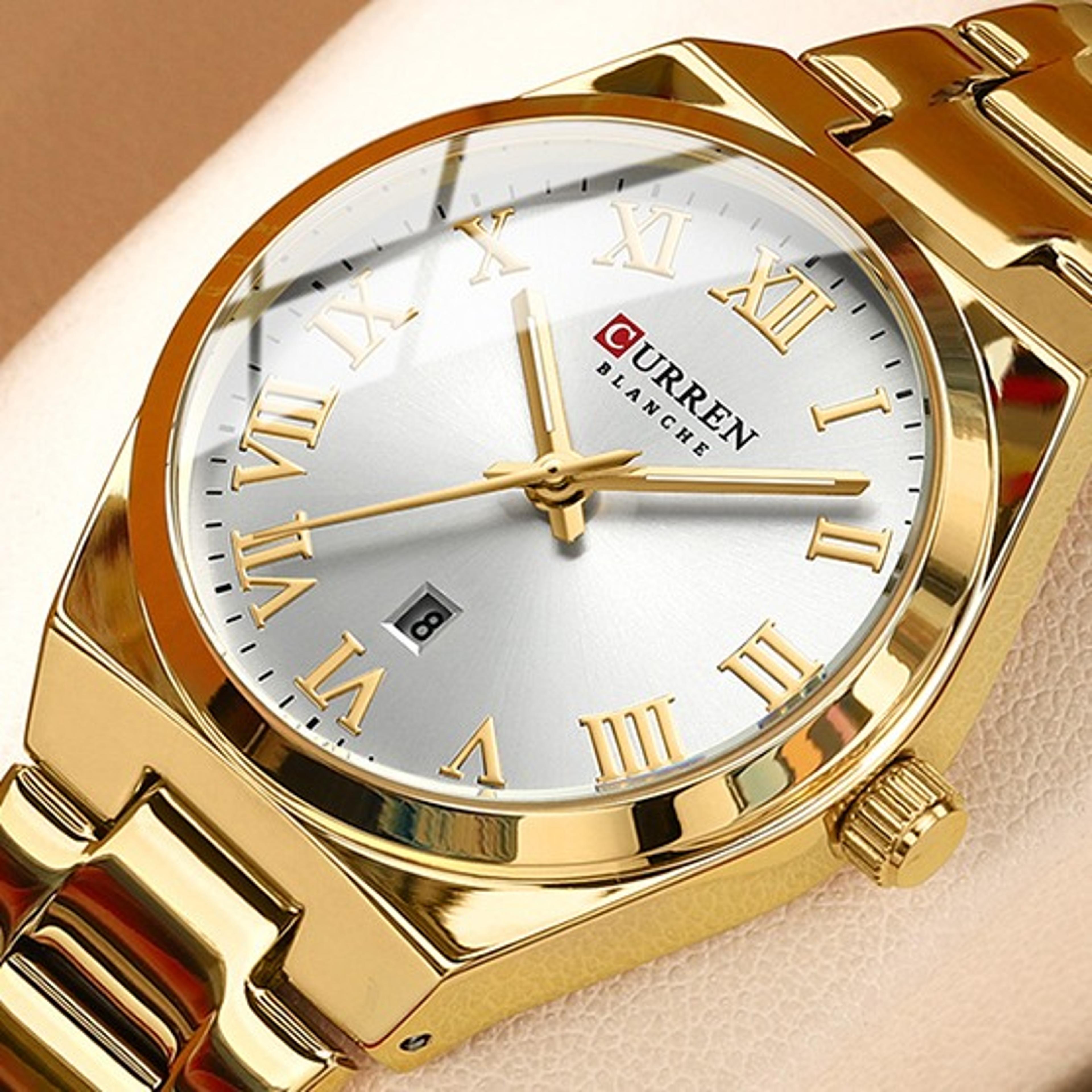 elegant womens stainless steel roman numeral watch classic fashion timepiece