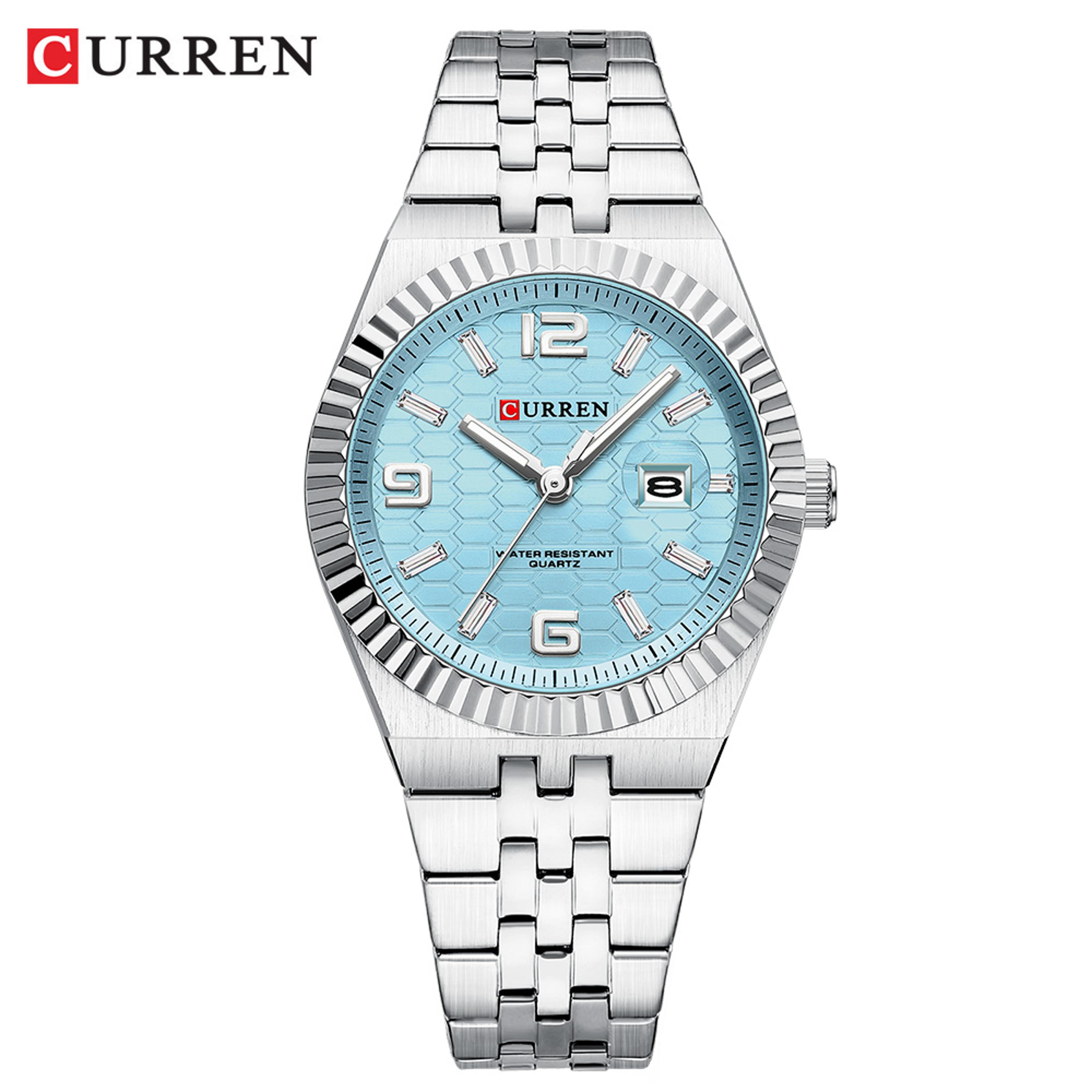 Womens Elegant Stainless Steel Watch Waterproof Ladies Wrist Watch With Date 5