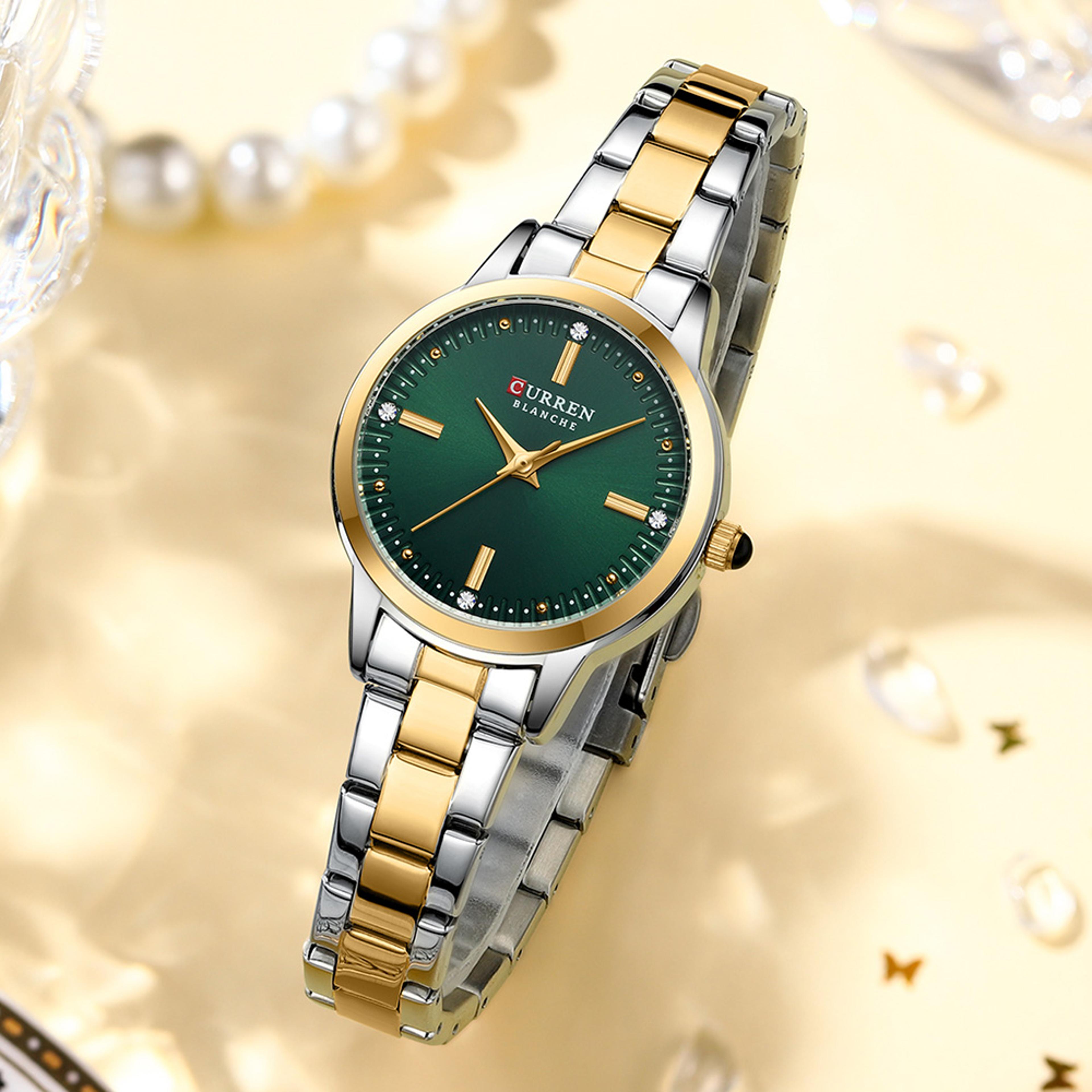 Womens Stainless Steel Strap Watch Minimalist Fashion Elegant Daily Wear Timepiece 3