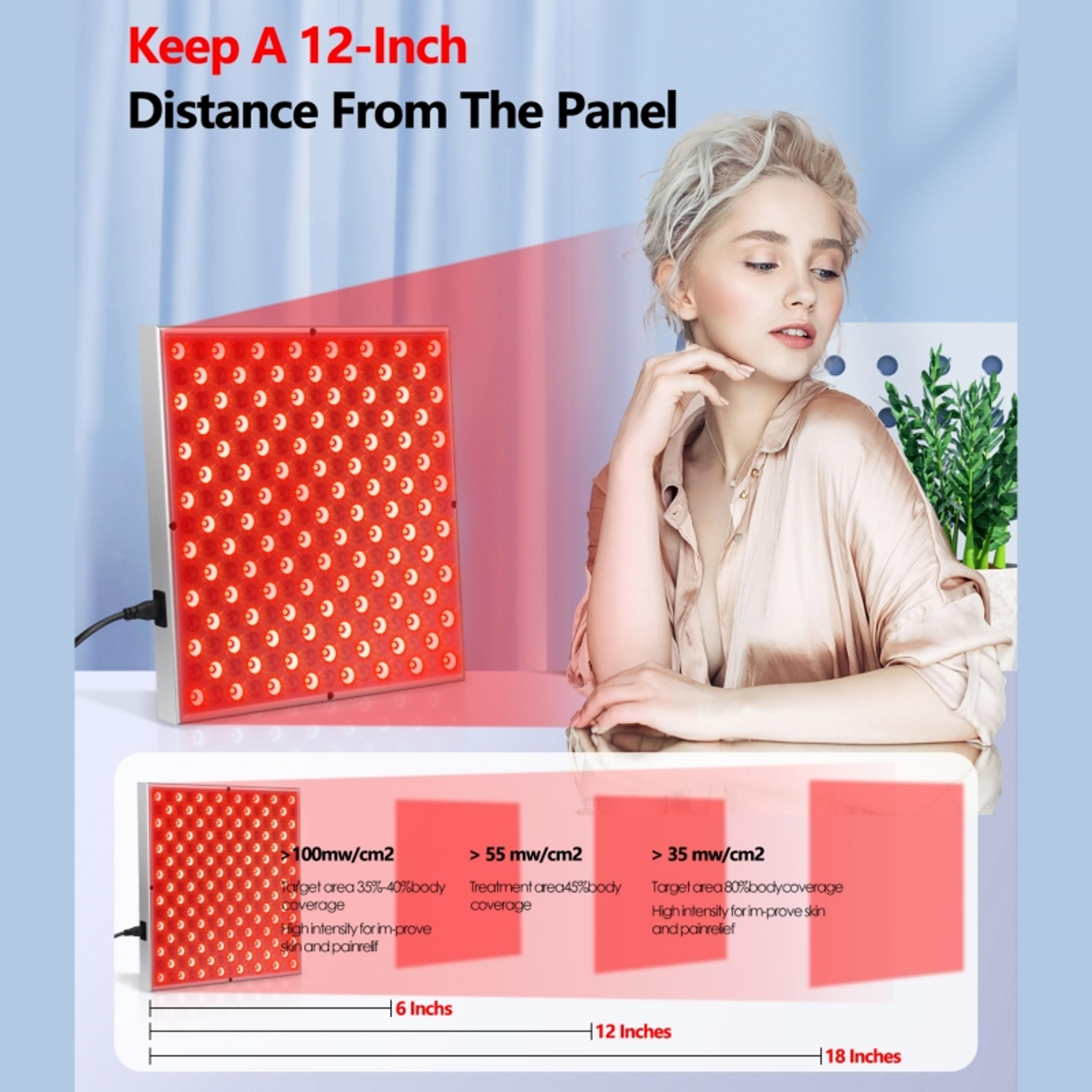 LED Red Light Therapy Panel For Skin Care And Body Recovery 1