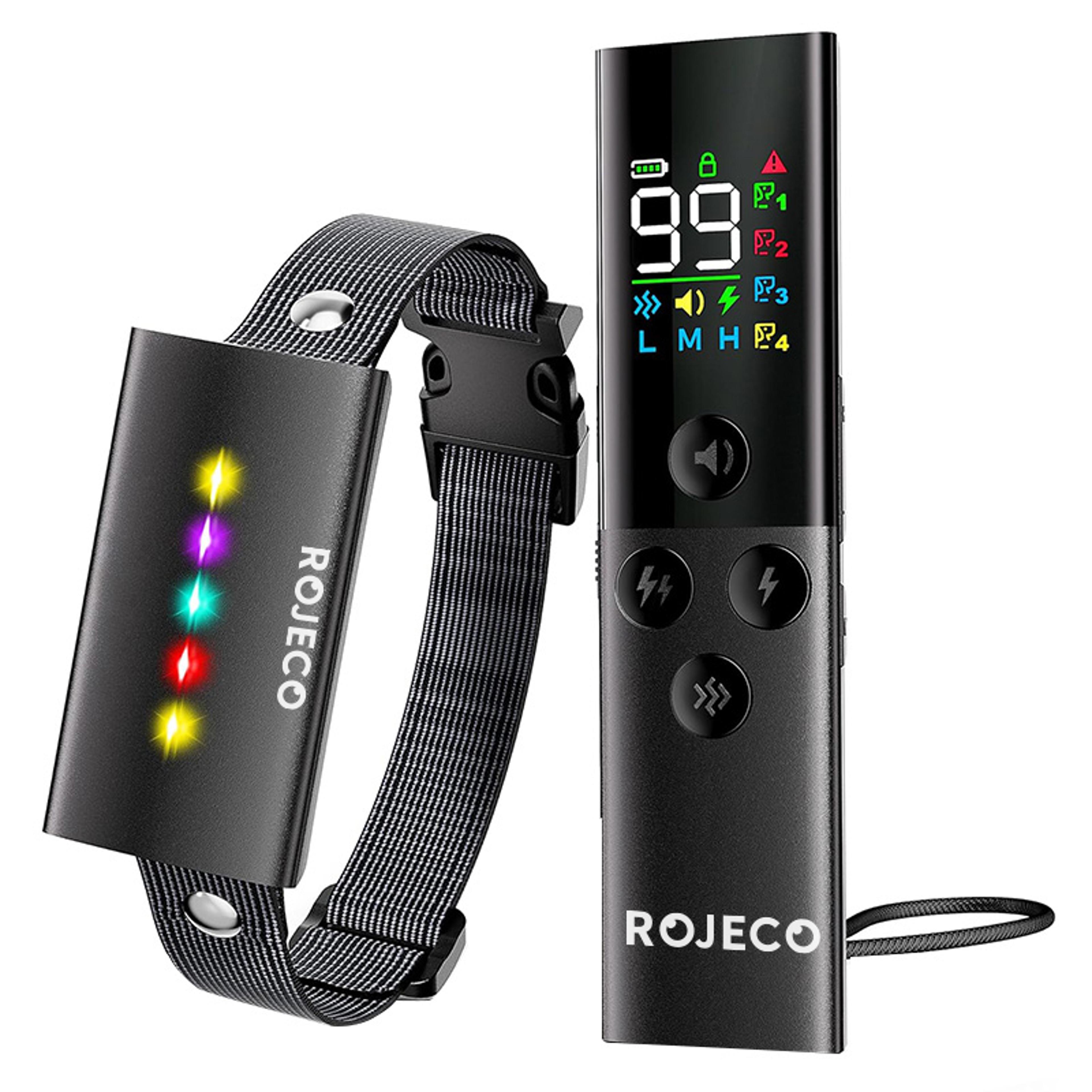 Rechargeable Dog Training Collar With Remote Control Waterproof Bark Control System 6