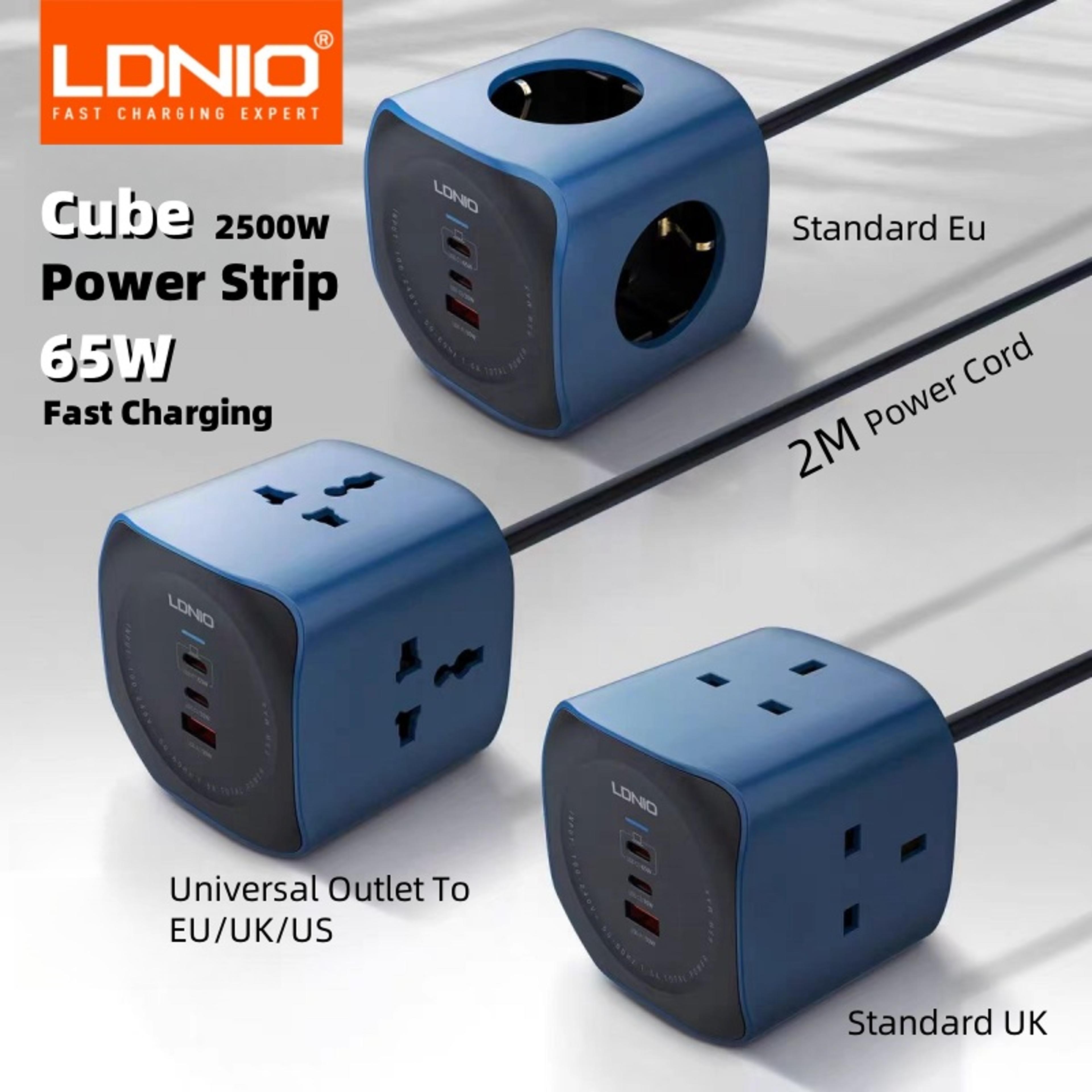 cube power strip with usb charging ports and surge protection