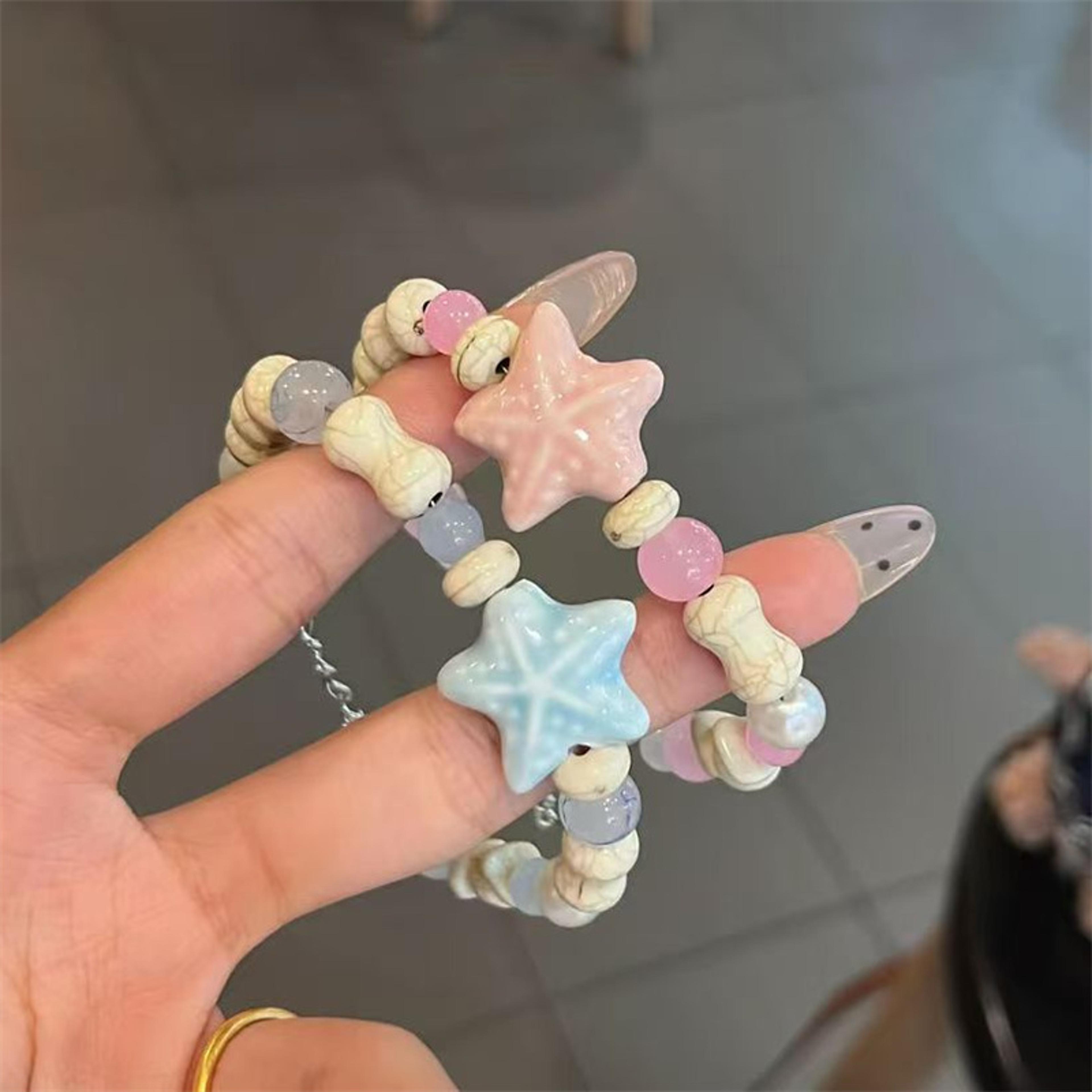 Conch Starfish Shell Beaded Bracelet For Women Beach Jewelry Adjustable Boho Gift 9