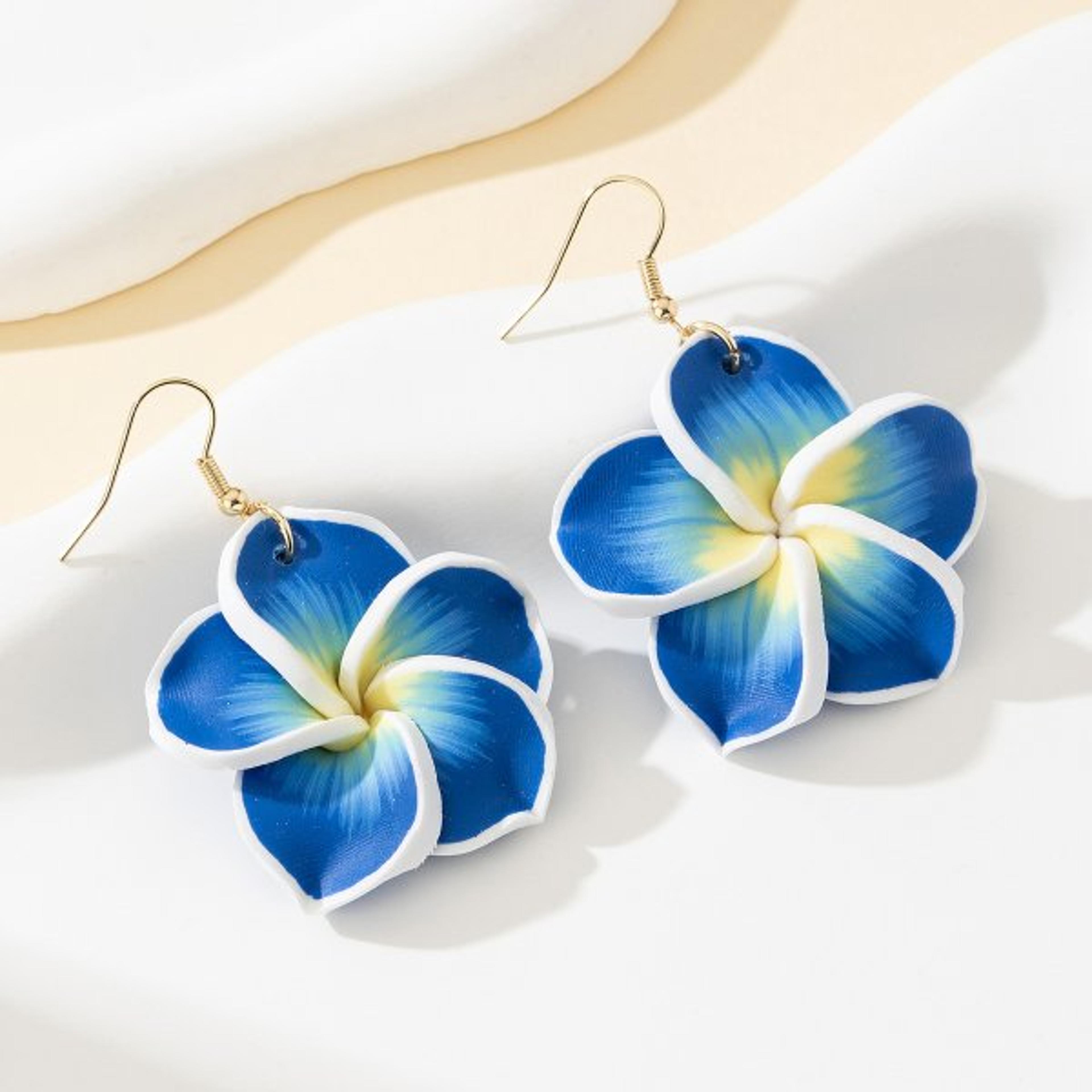 Elegant Pearl Drop Earrings Flower Earrings For Women With Baroque Dangle Design 7