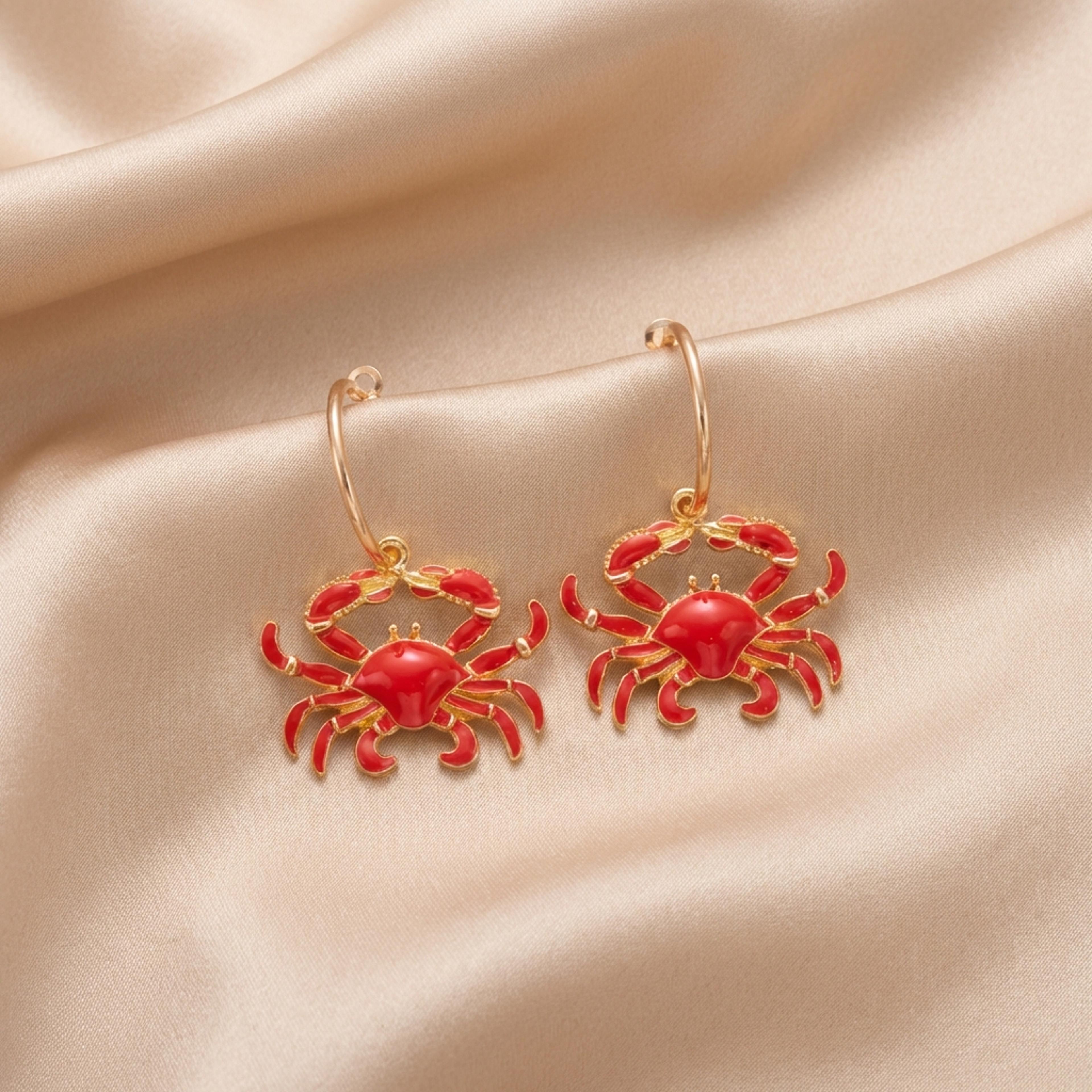 Crab Lobster Earrings Bohemian Beach Jewelry Fashion Gift Accessory 4