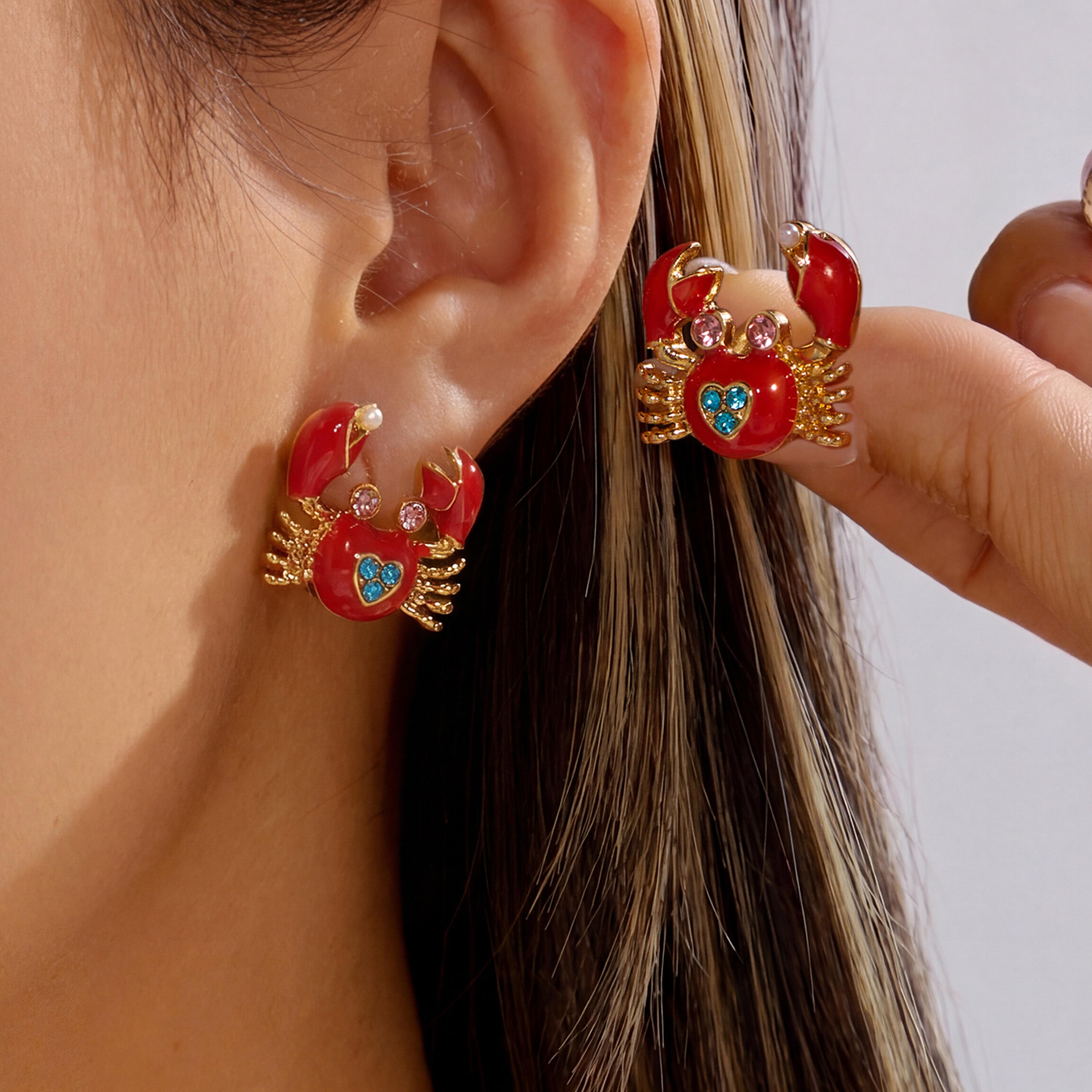 Crab Lobster Earrings Bohemian Beach Jewelry Fashion Gift Accessory 10