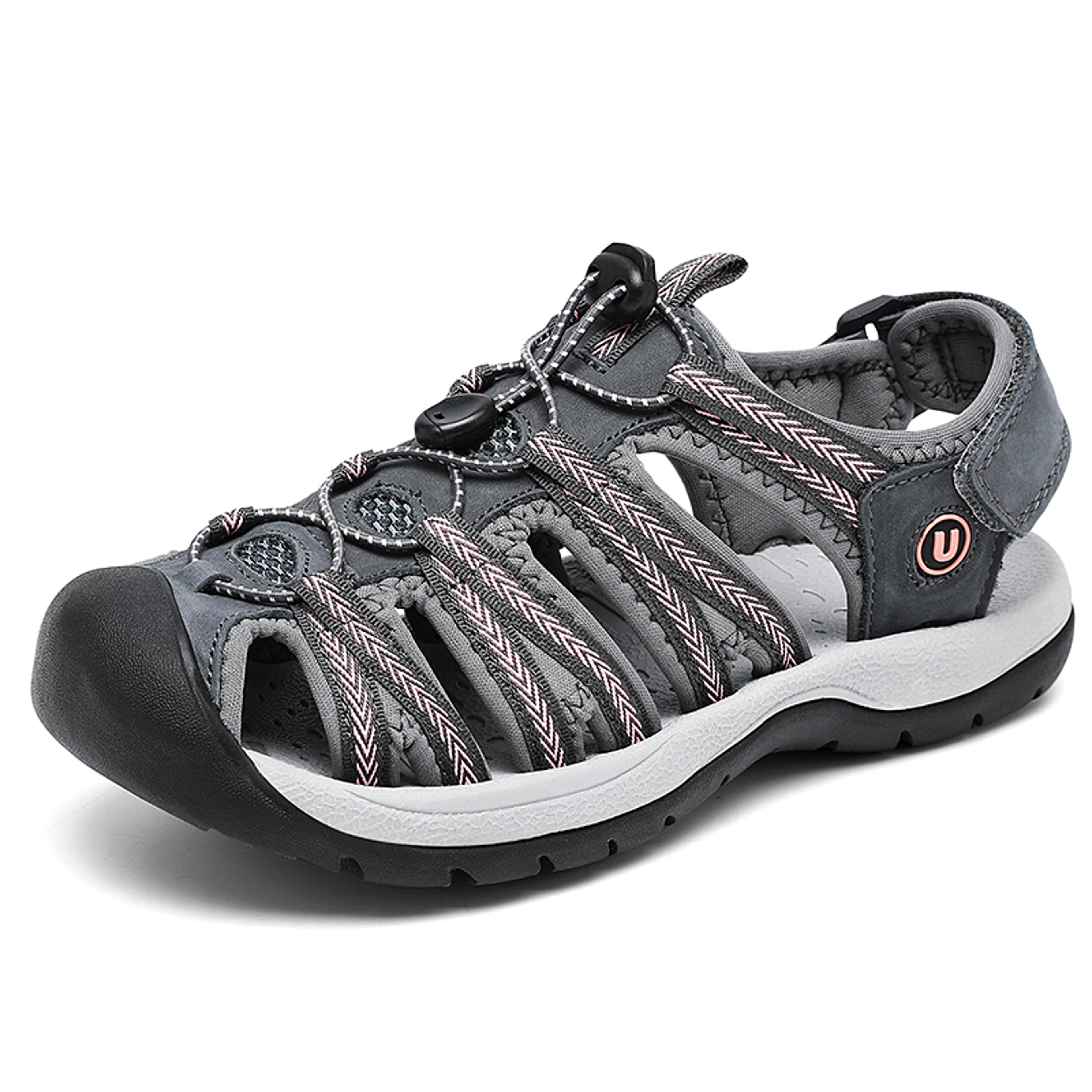 genuine leather womens sandals breathable casual summer beach shoes