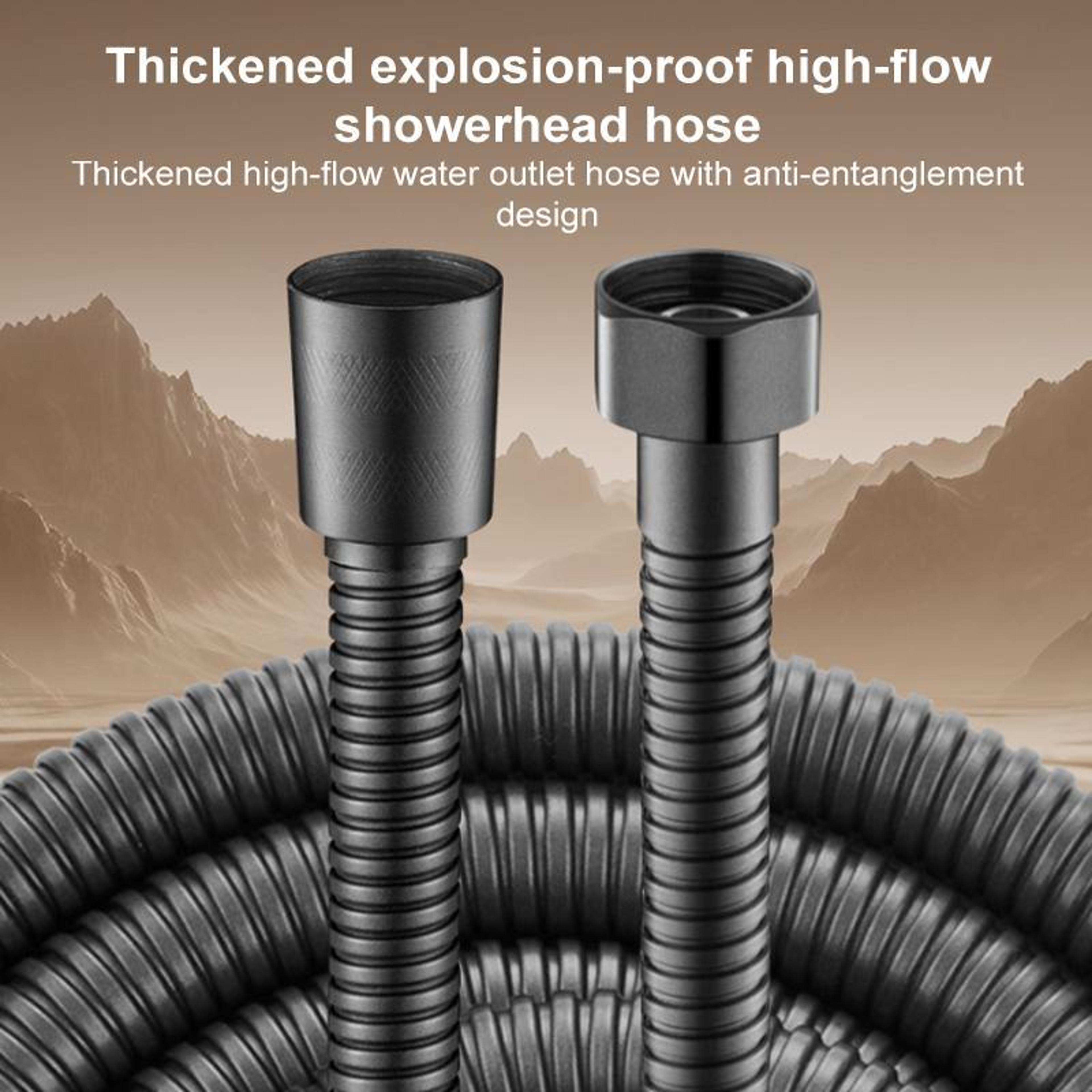 4 Mode High Pressure Filter Shower Head With One Touch Stop  Handheld Spray 5