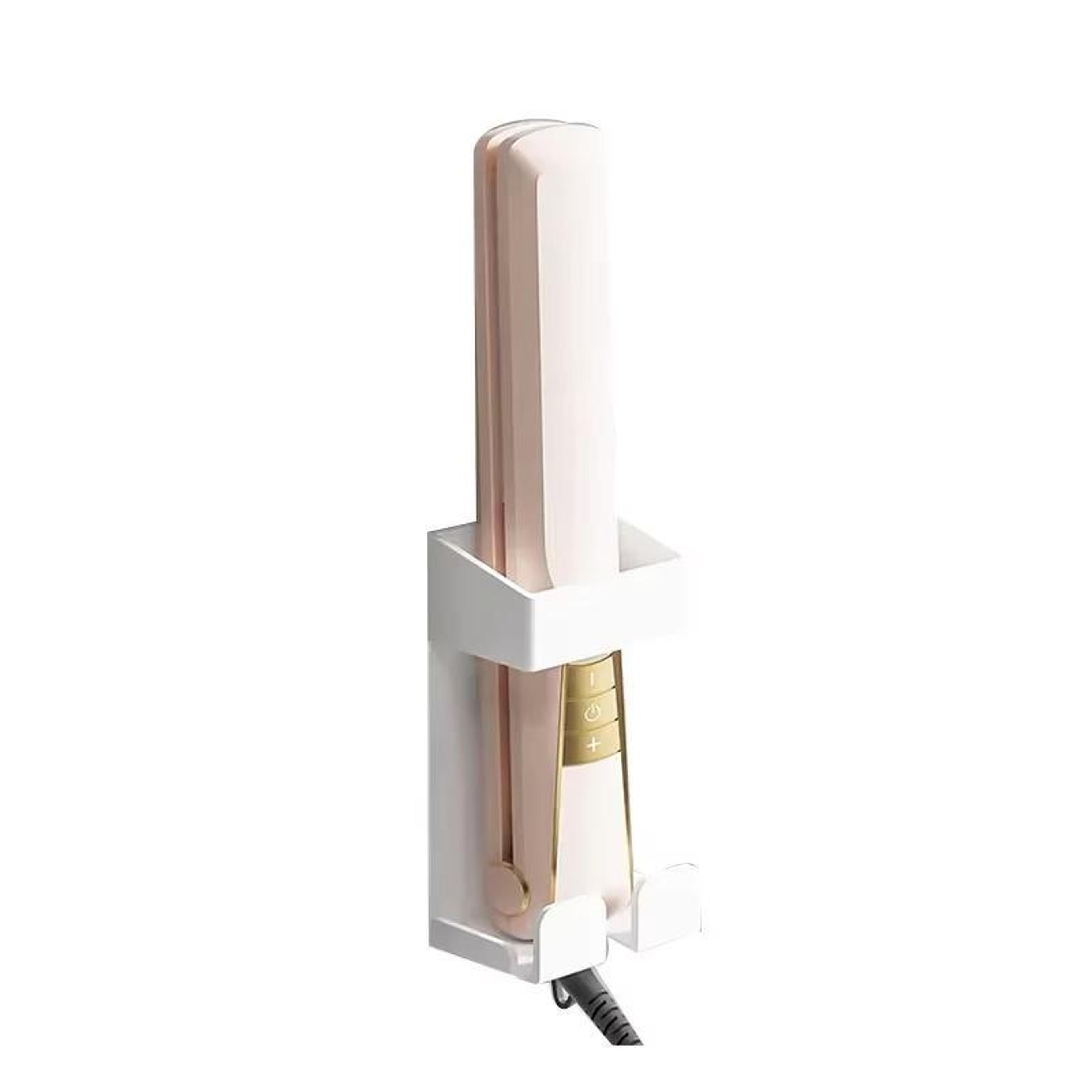 304 Stainless Steel Curling Iron Holder Wall Mount No Drill Heat Resistant Organizer With Cord Stor 7