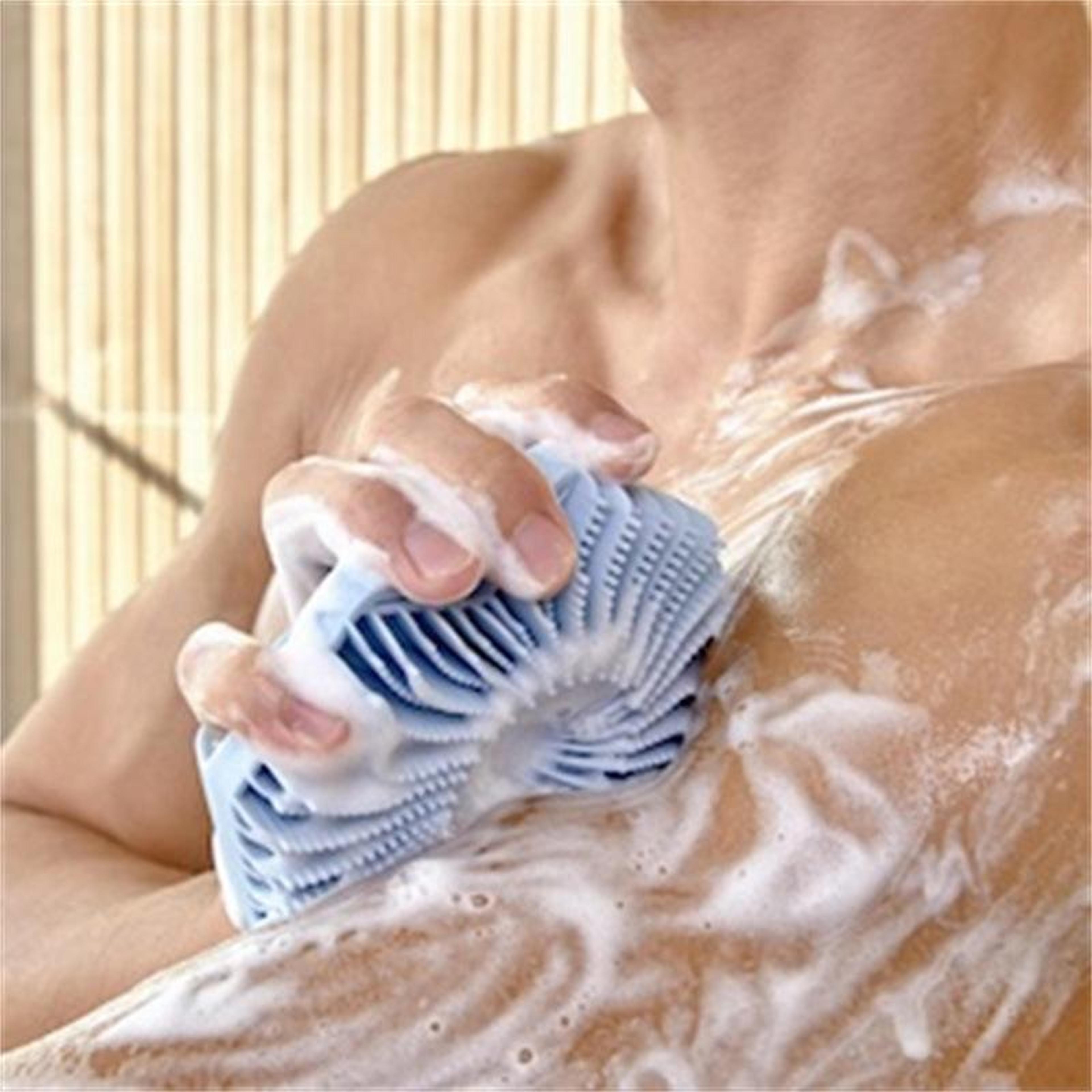 Silicone Body Scrubber Brush With Strap Hygienic Bath Brush For Gentle Exfoliation  Travel 6