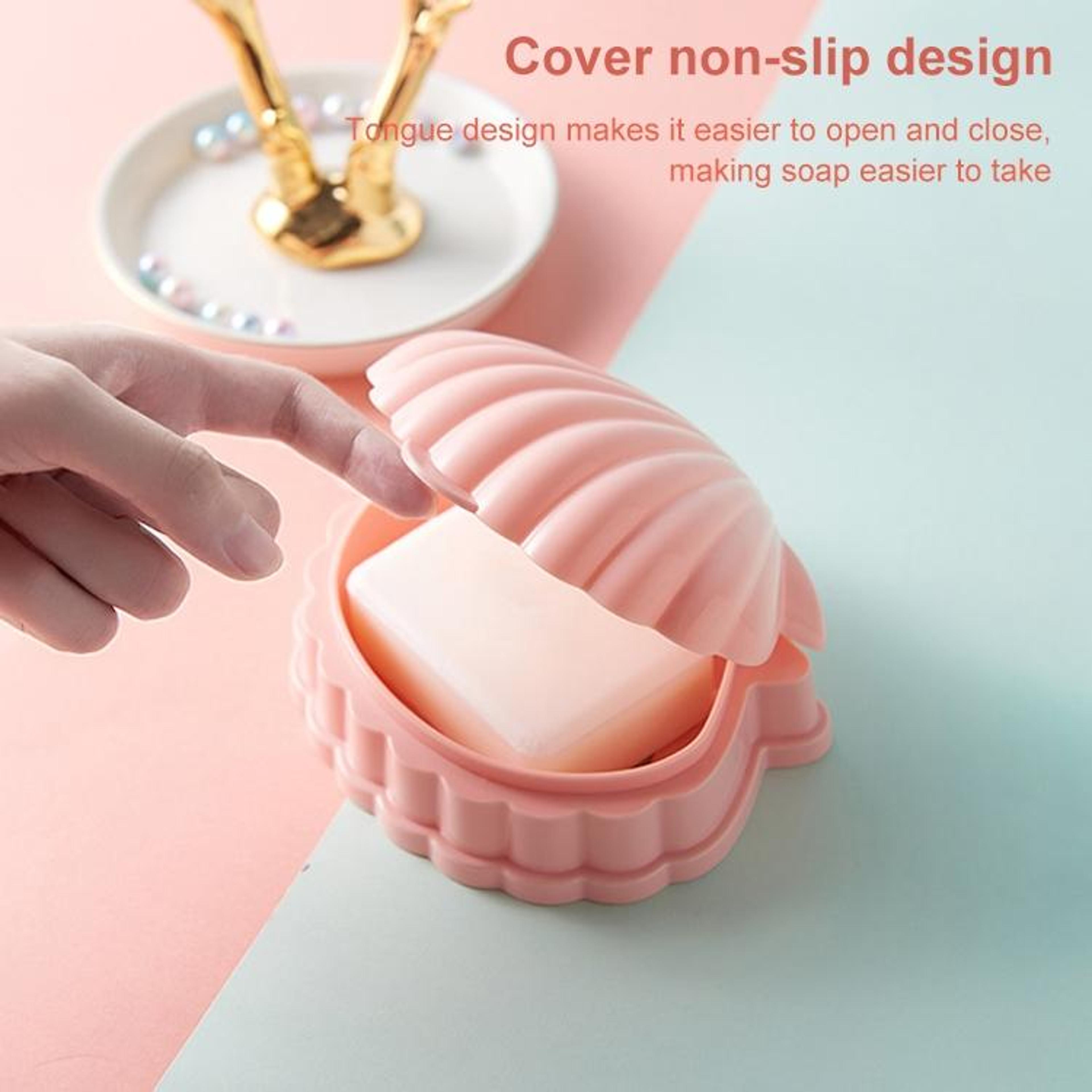 Portable Soap Holder With Drain Leakproof Travel Soap Box Case For Dorm Bathroom  Camping 4