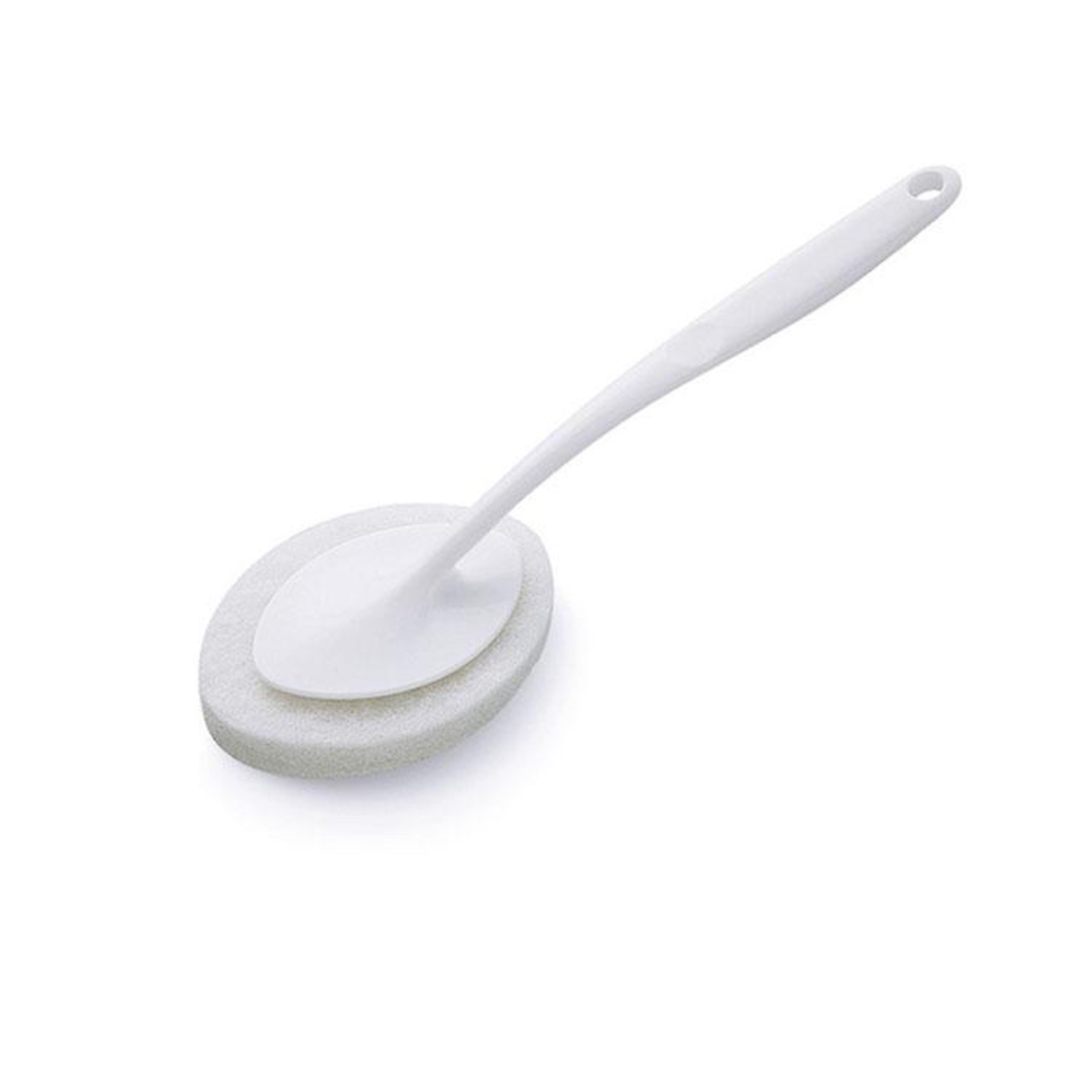 Long Handle Bathroom Cleaning Brush With Replaceable Sponge Head Floor Tile Scrubber 1