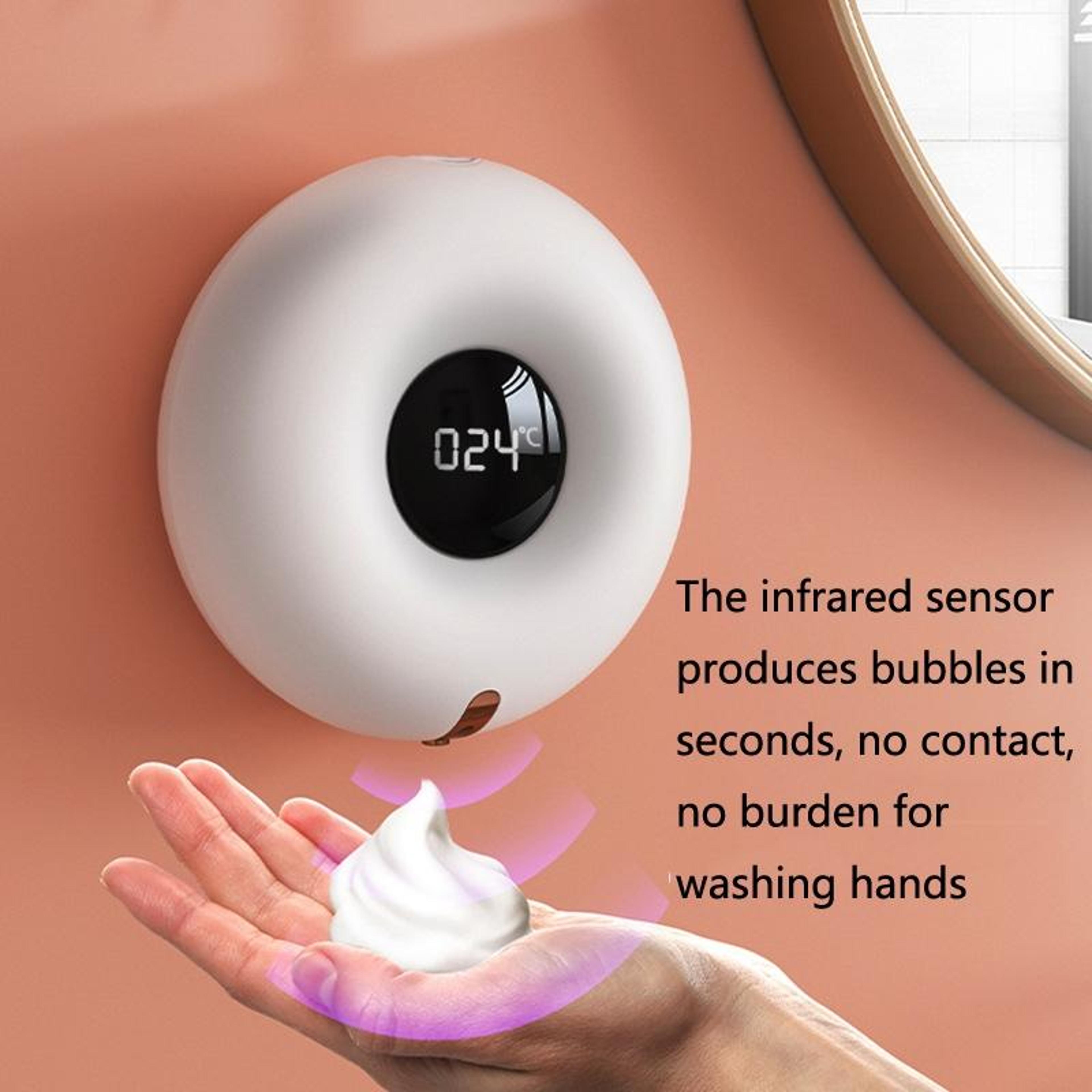 Smart Touchless Wall Mounted Soap Dispenser With LED Display  Foaming Sensor 6
