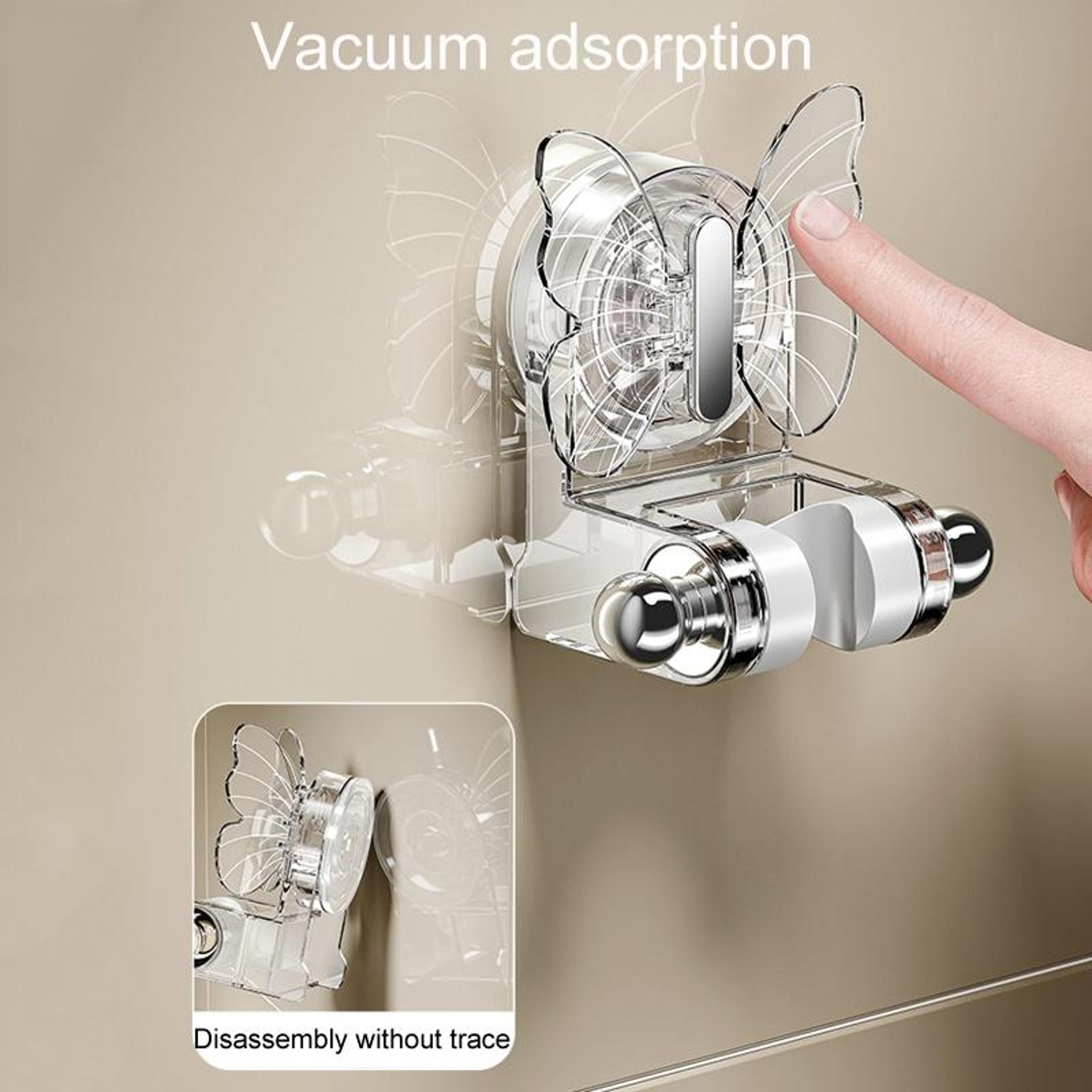 Adjustable Suction Cup Shower Holder No Drill Shower Shelf Bathroom Wall Storage Organizer 6