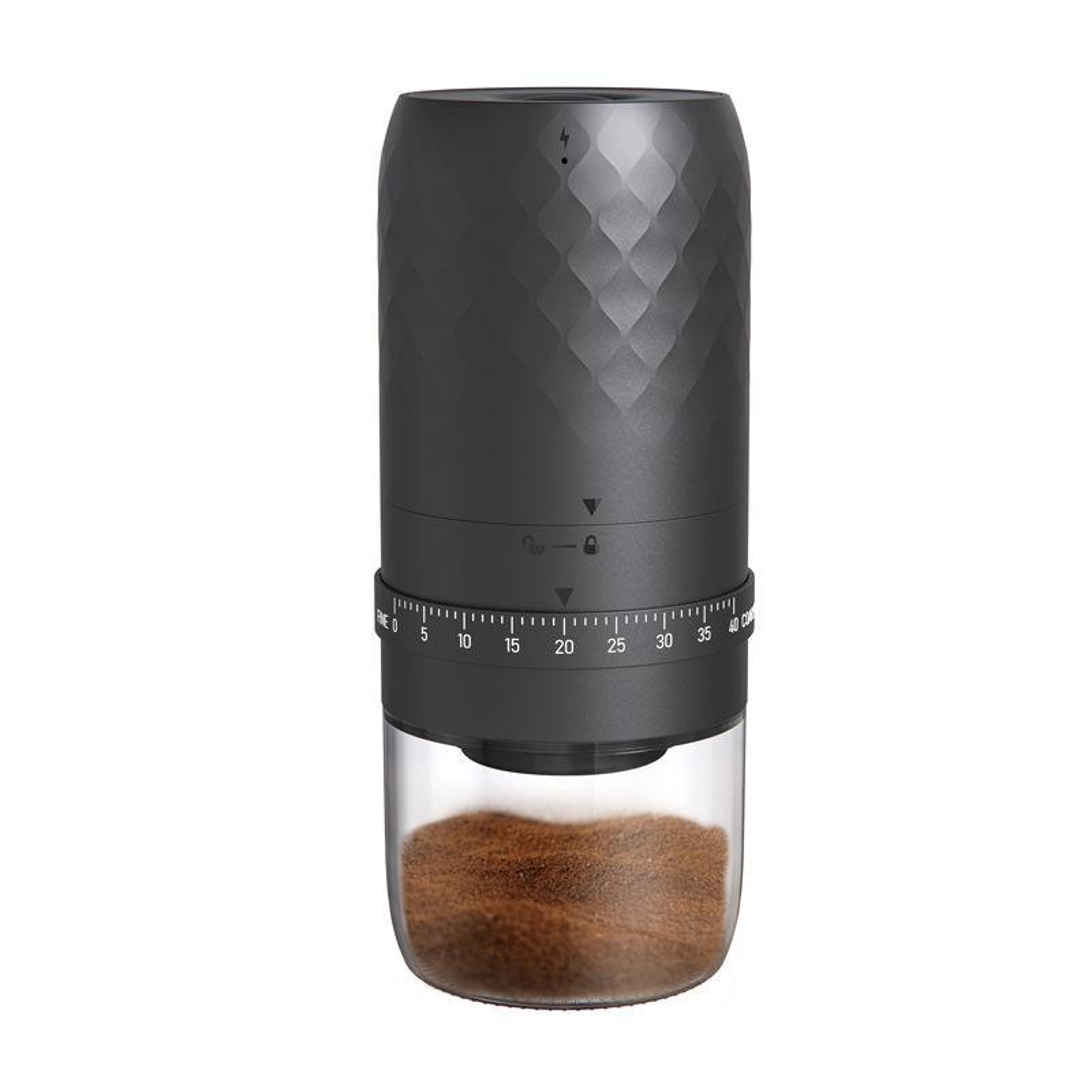 Portable Electric Coffee Grinder USB Rechargeable Ceramic Burr Mill With 40 Settings 1