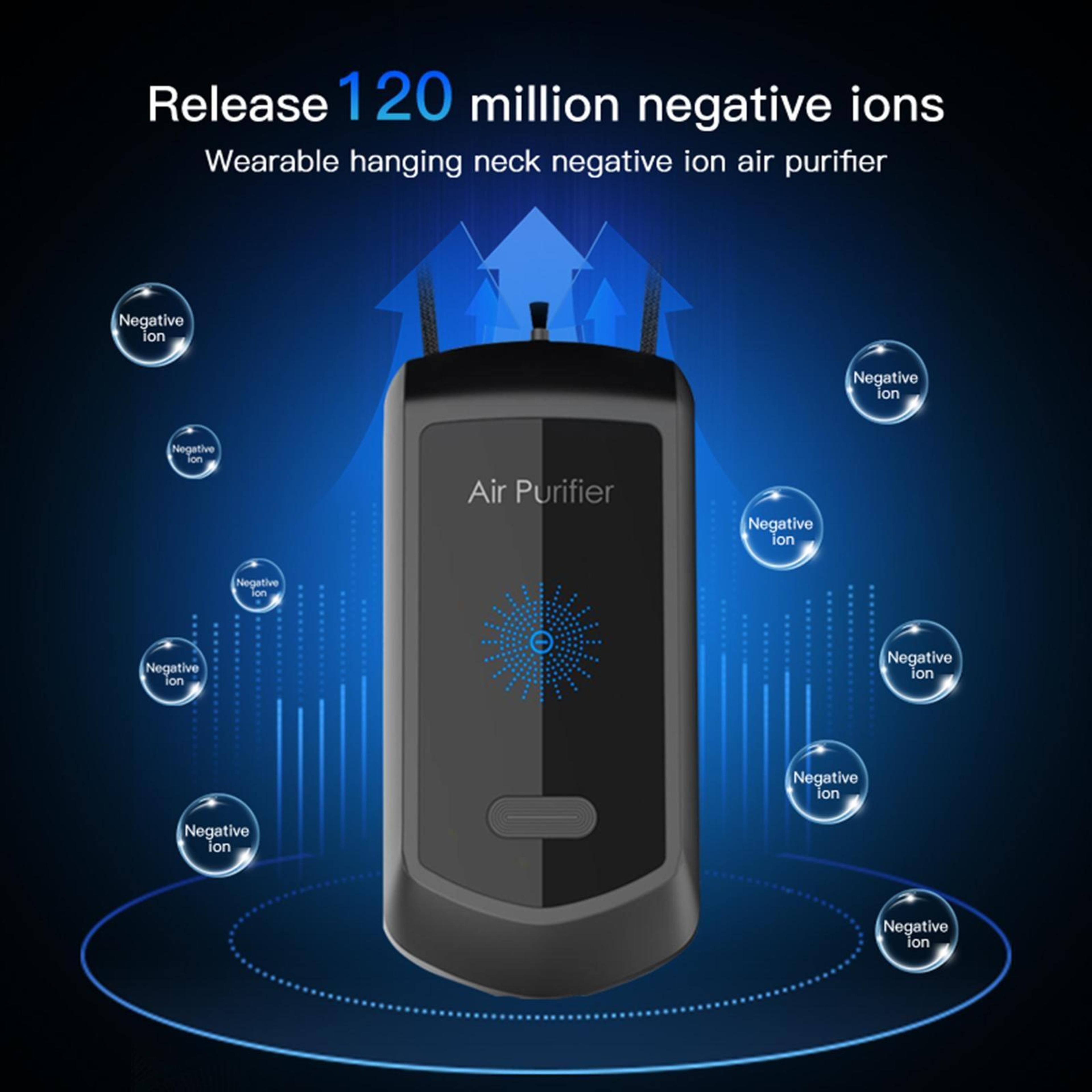 120 Million Negative Ion Air Purifier Mini Hanging Neck PurifierWhite 6