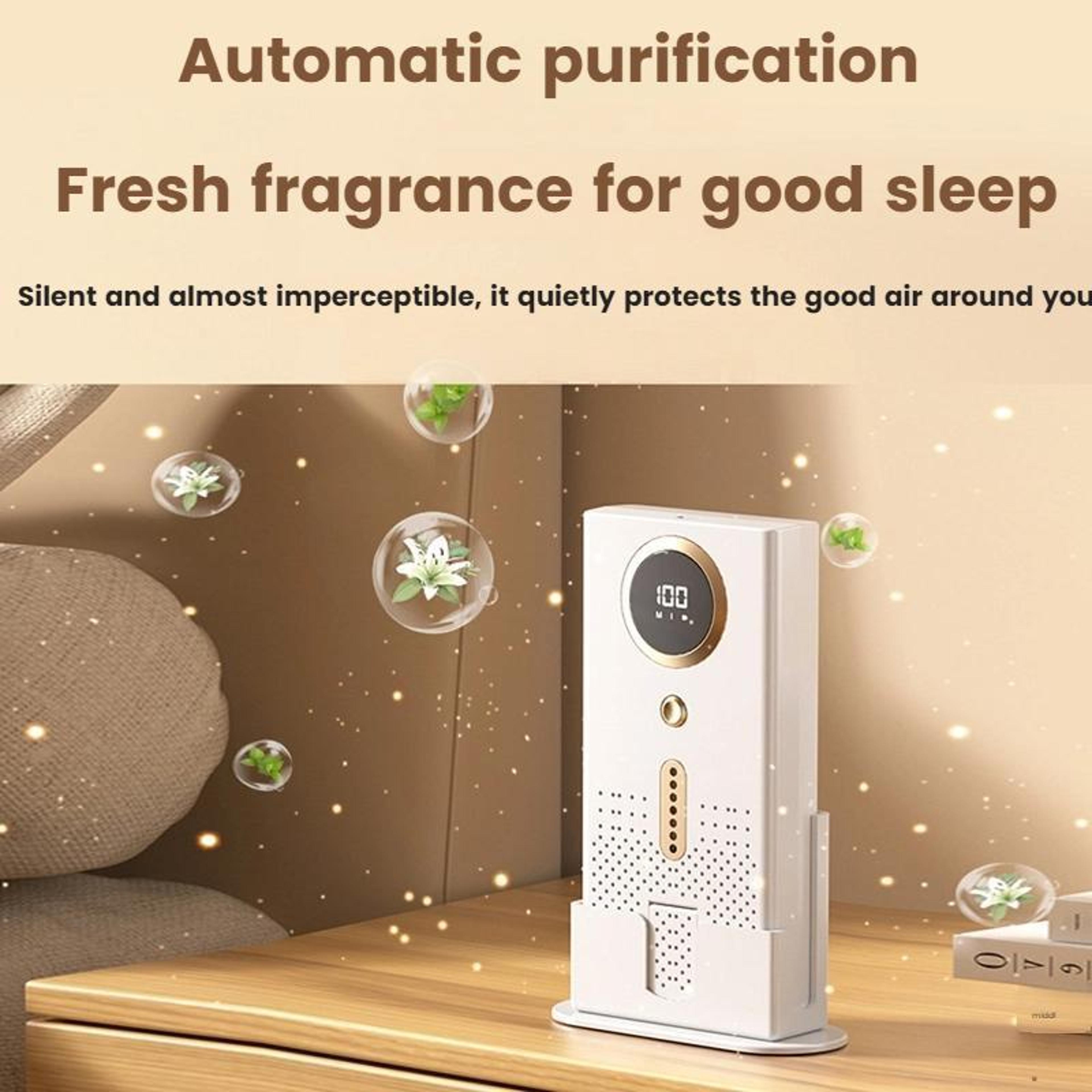 Smart Portable Air Purifier  Aromatherapy Diffuser For Car Home  Fridge Odor Control 6