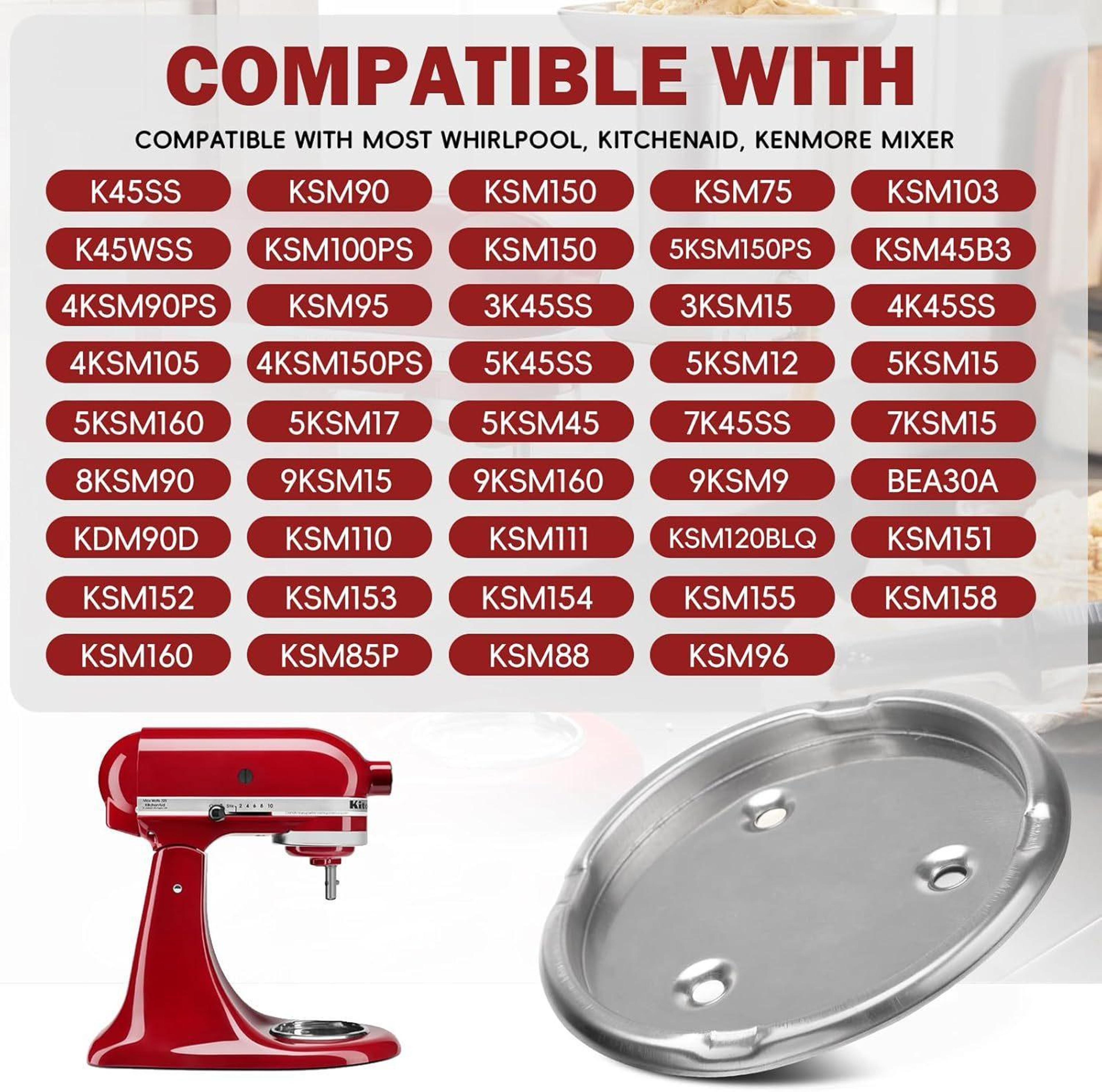 Mixer Bowl Screw Cap Replacement Stainless Steel For KitchenAid Whirlpool Kenmore Mixers 2