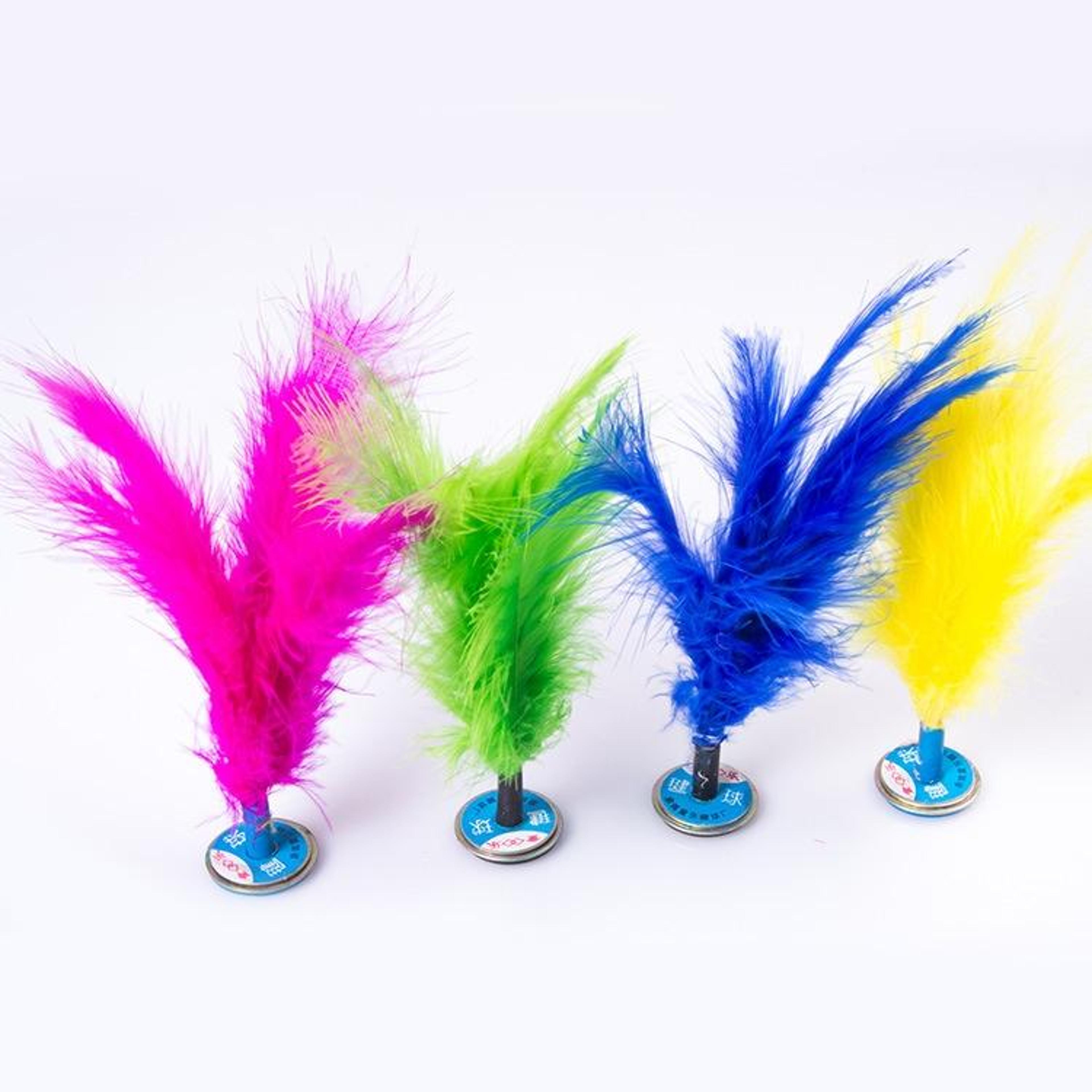 Premium Feather Kick Shuttlecock Foot Exercise Toy 0