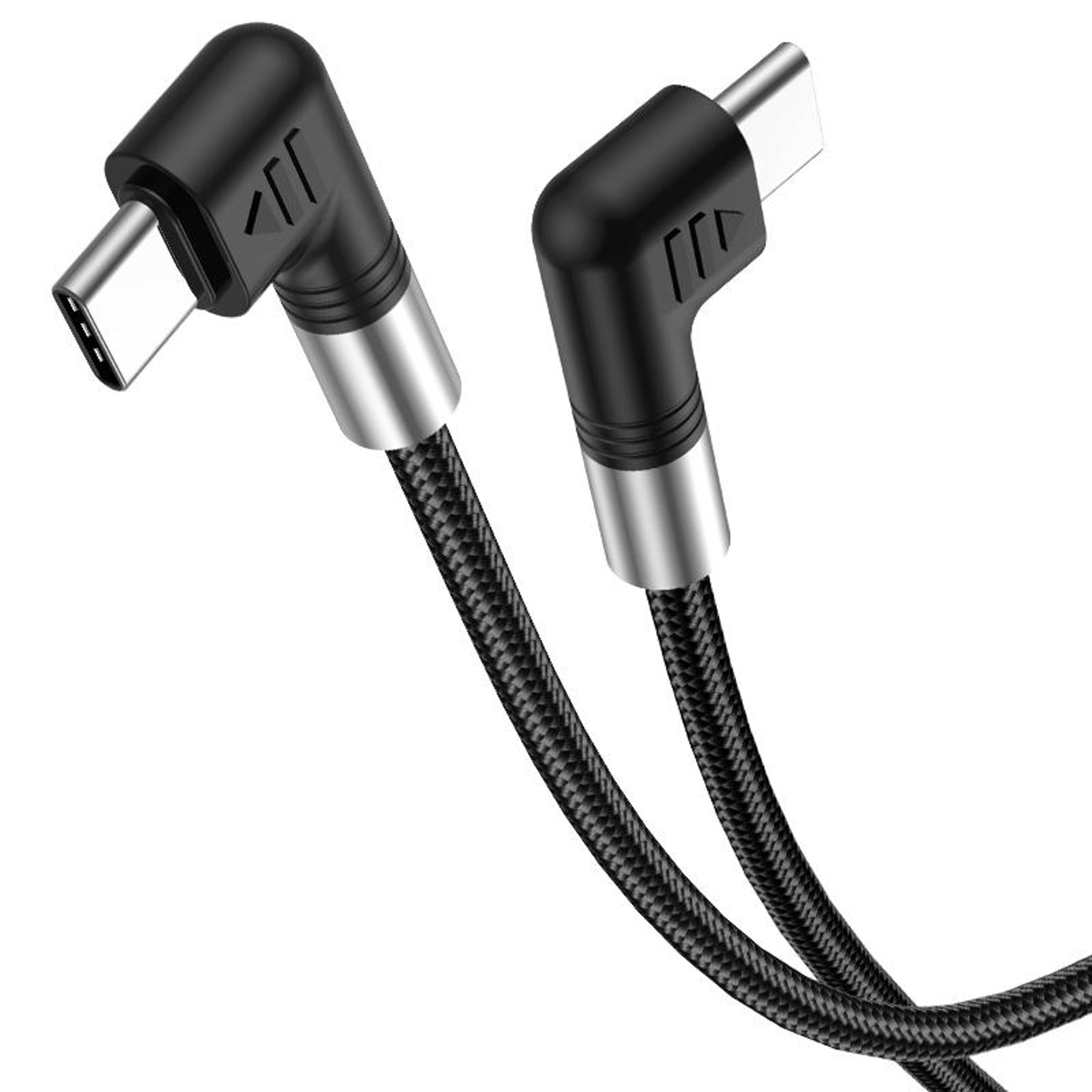 100W USB C Fast Charging Cable With Dual 90 Elbow Design For Gaming  Data Transfer 1