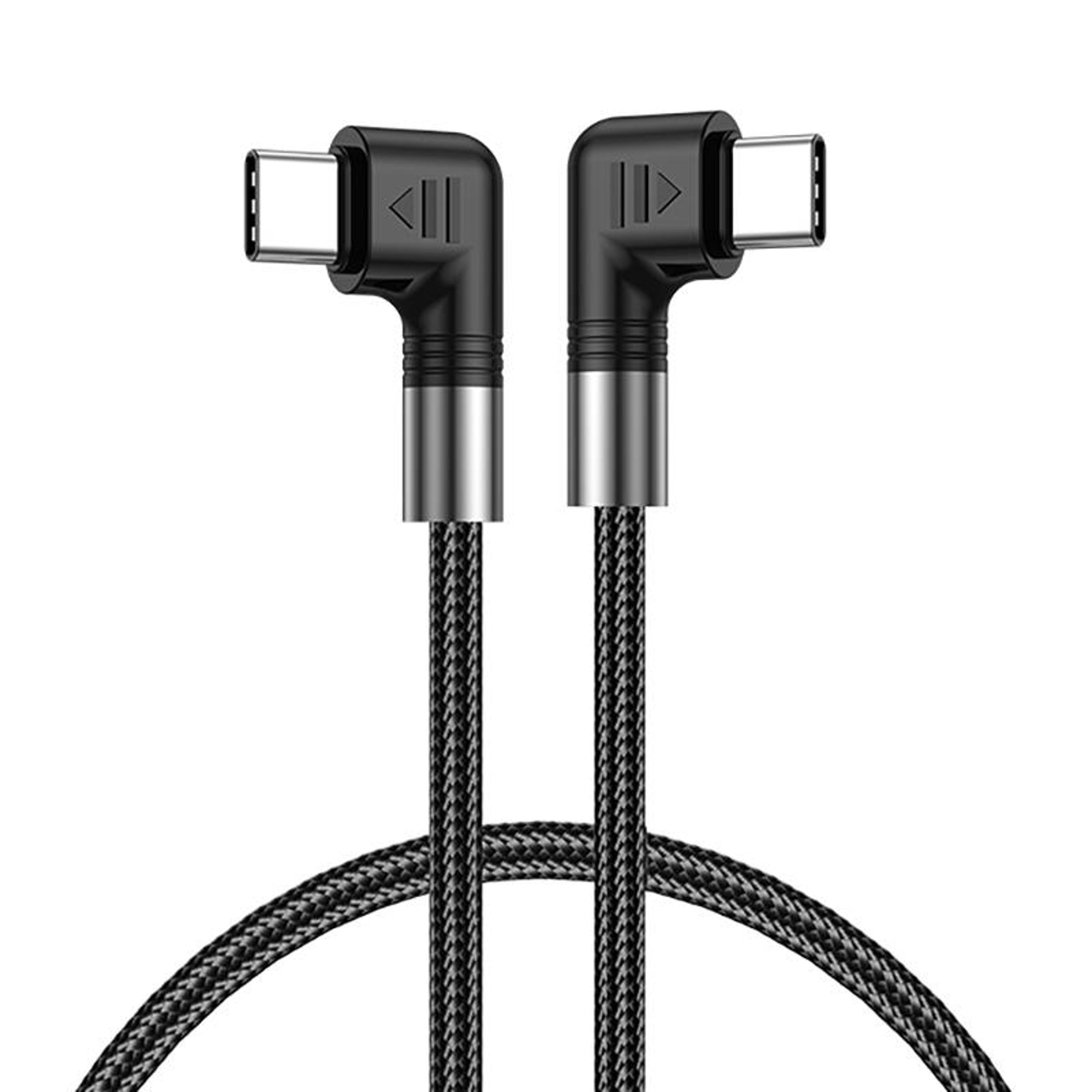 100W USB C Fast Charging Cable With Dual 90 Elbow Design For Gaming  Data Transfer 5