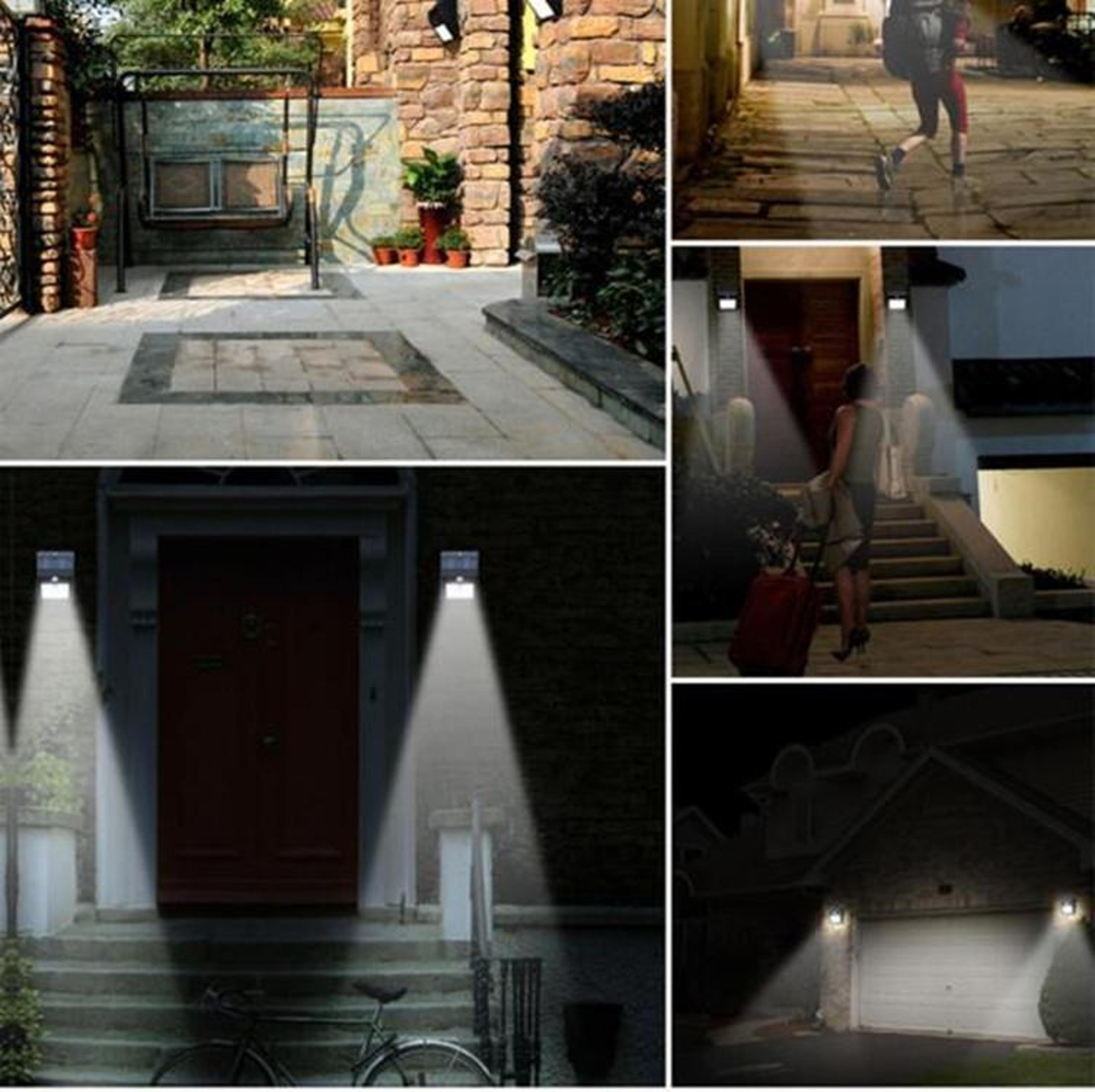 100 LED Solar Motion Sensor Light For Outdoor Wall Patio Garden And Balcony Security 8