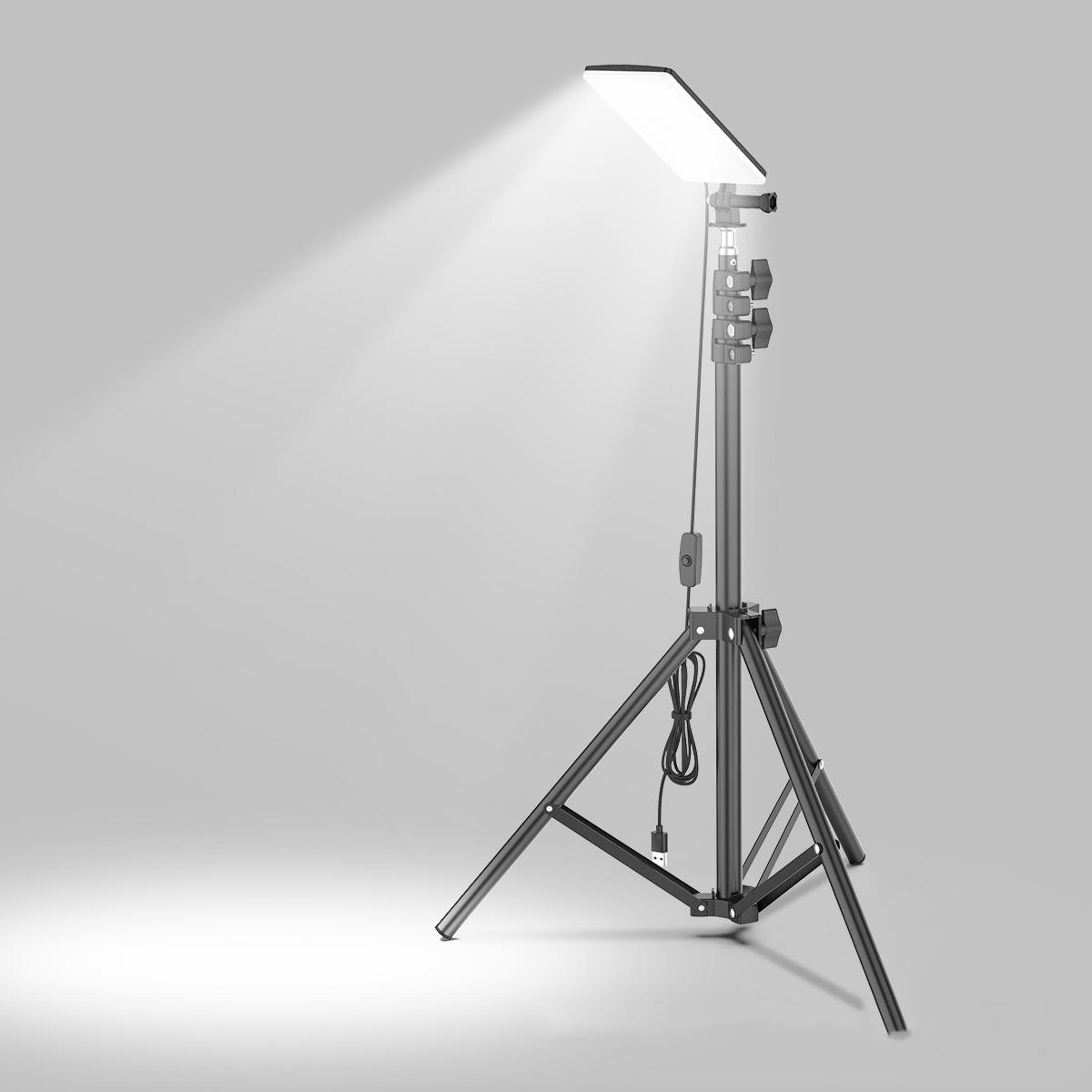Portable Camping Light With Adjustable Tripod Stand USB Powered LED Work Lamp 0