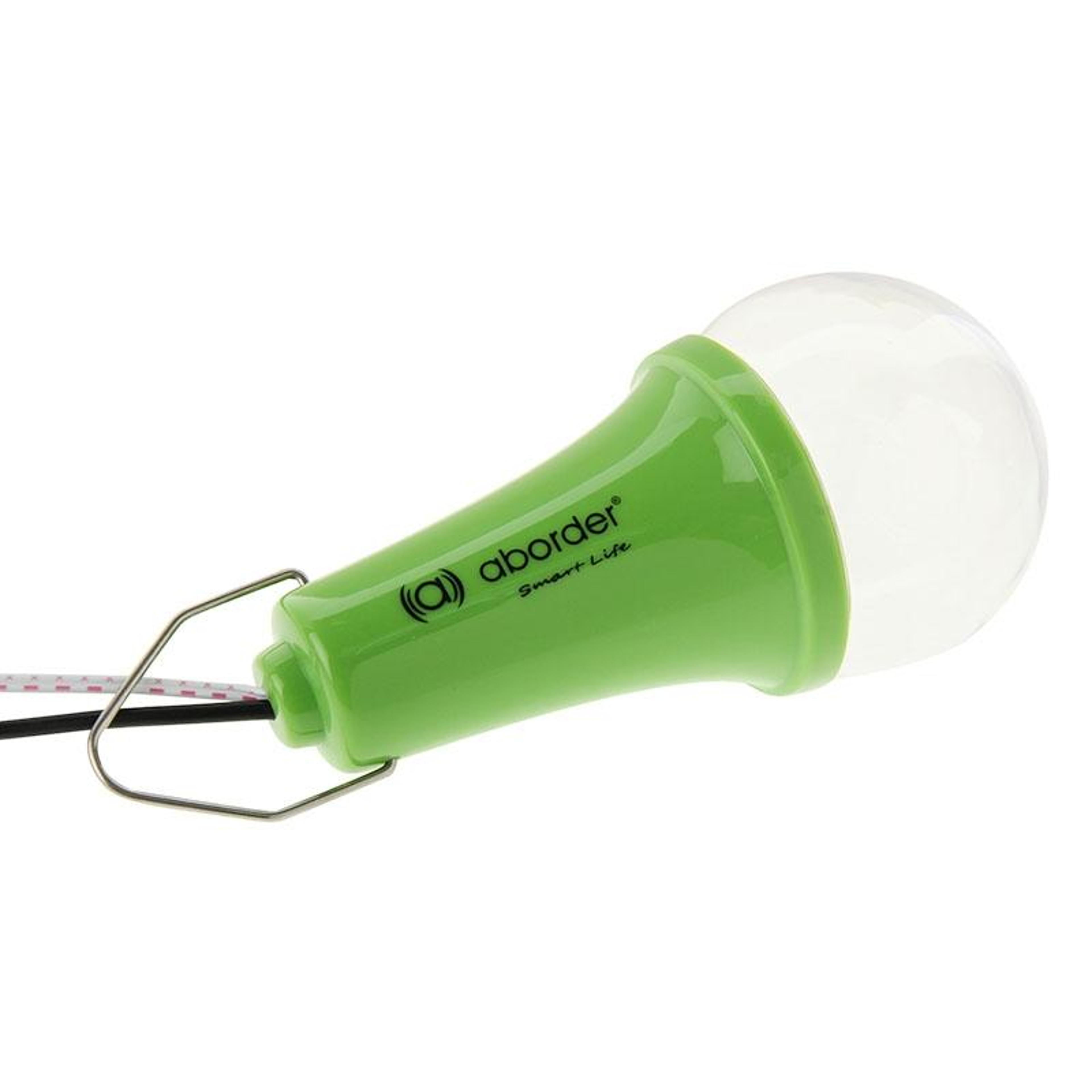 Solar Powered LED Camping Light Bulb With Rechargeable Battery  Hanging Hook 1
