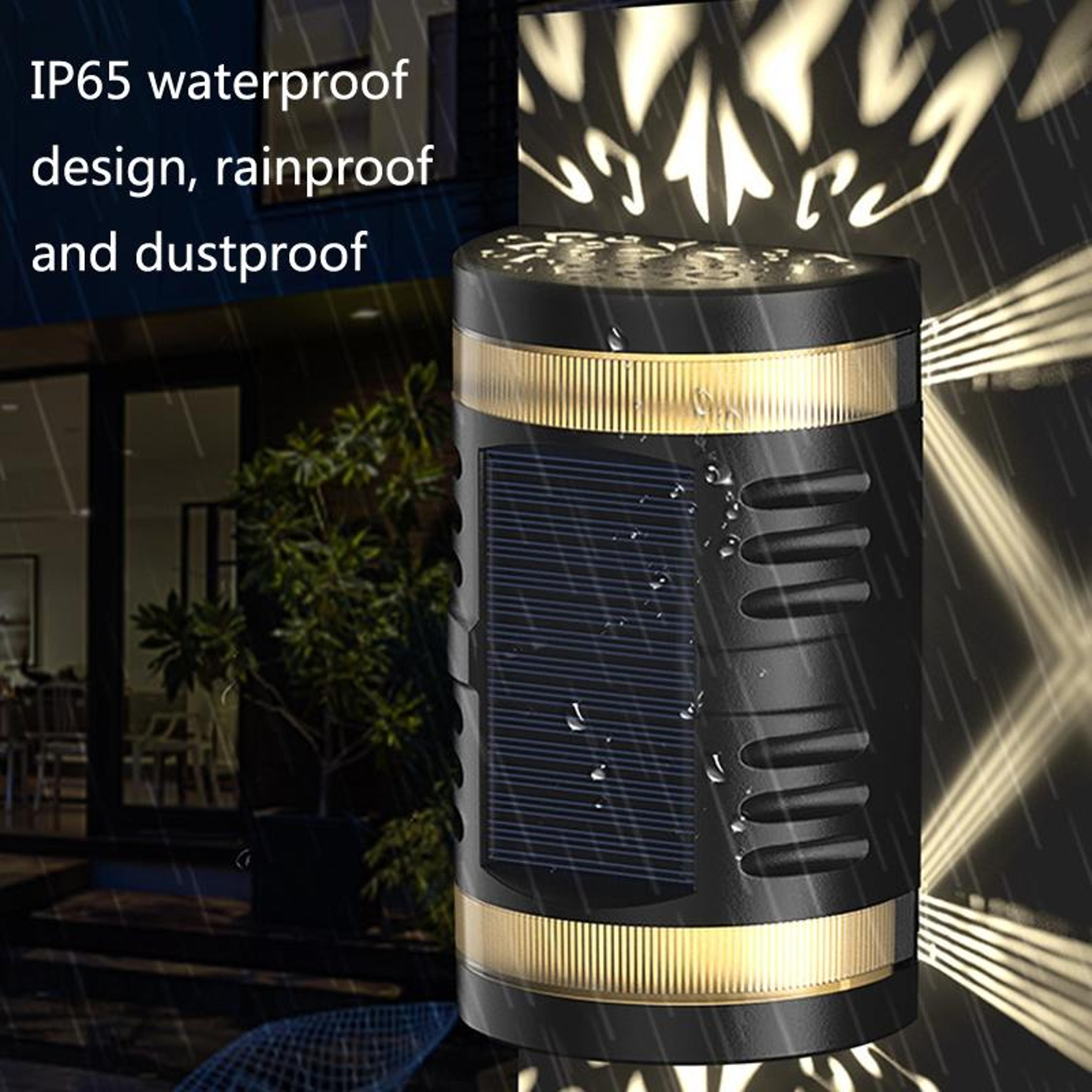 SolarGlow IP65 Outdoor Solar Wall Light With Automatic Sensor For Garden  Patio 6