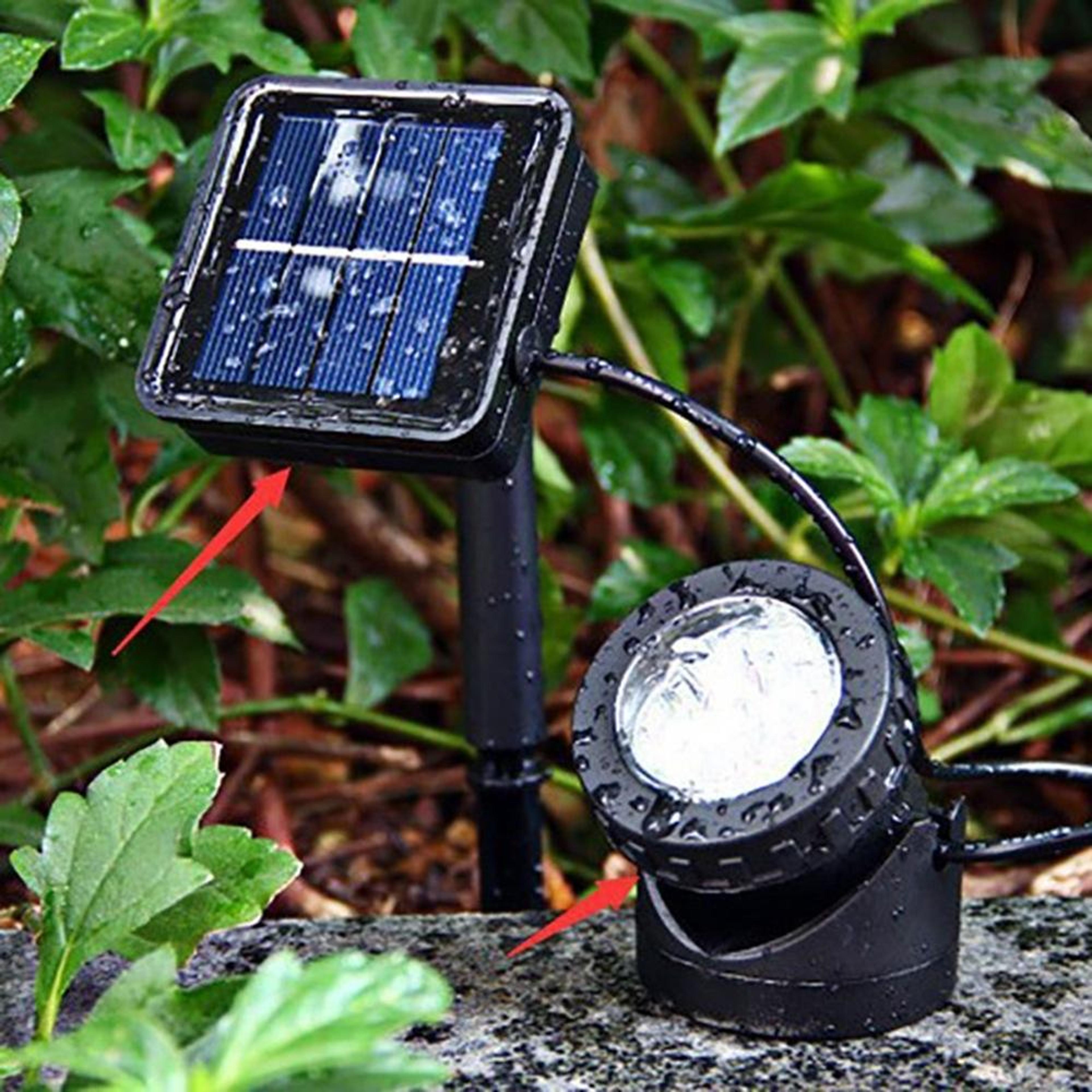 SolarGlow IP65 Pool  Garden Spotlight With Waterproof LED Landscape Lighting 0