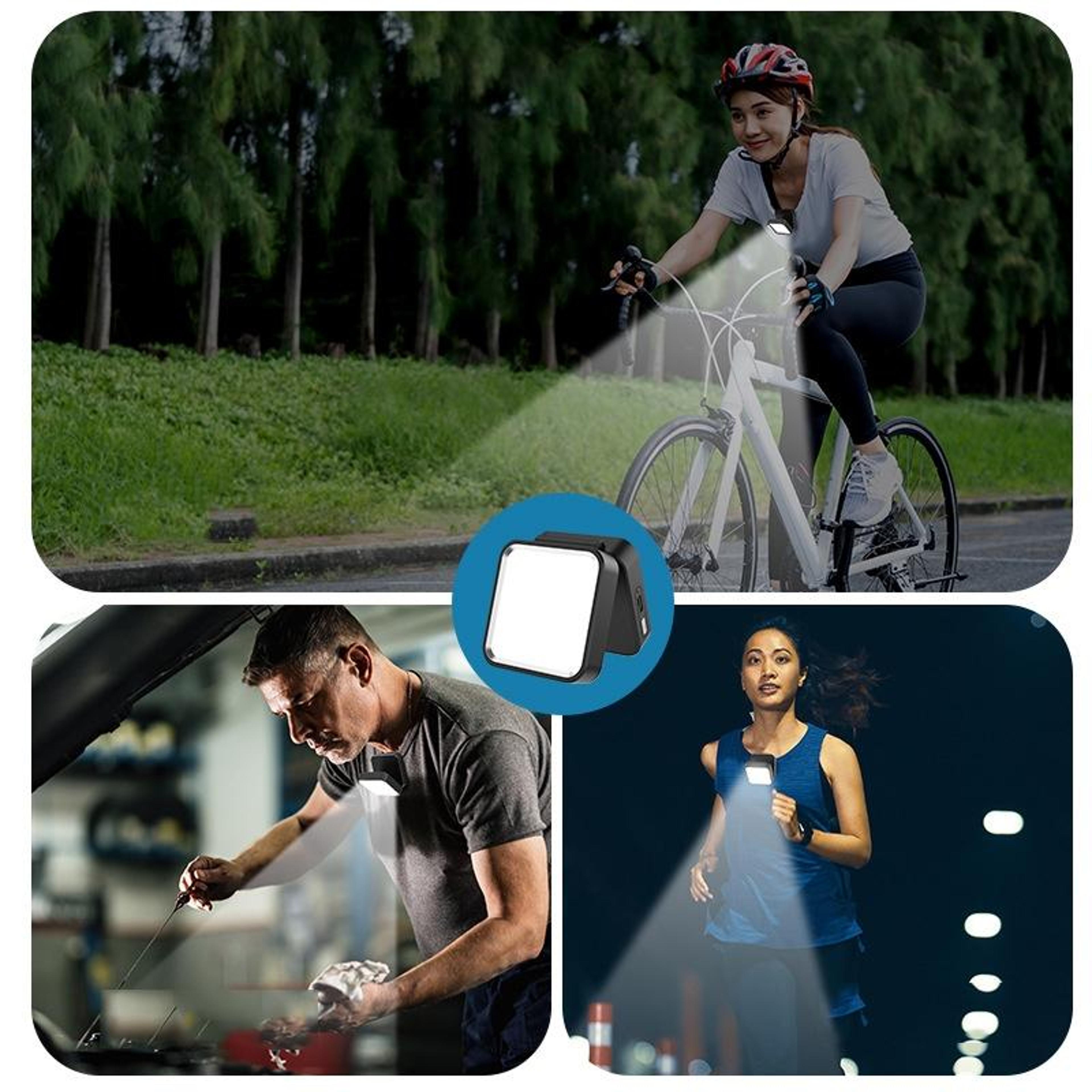 Rechargeable Clip On Reading Light For Camping Cycling  Night Fishing 12