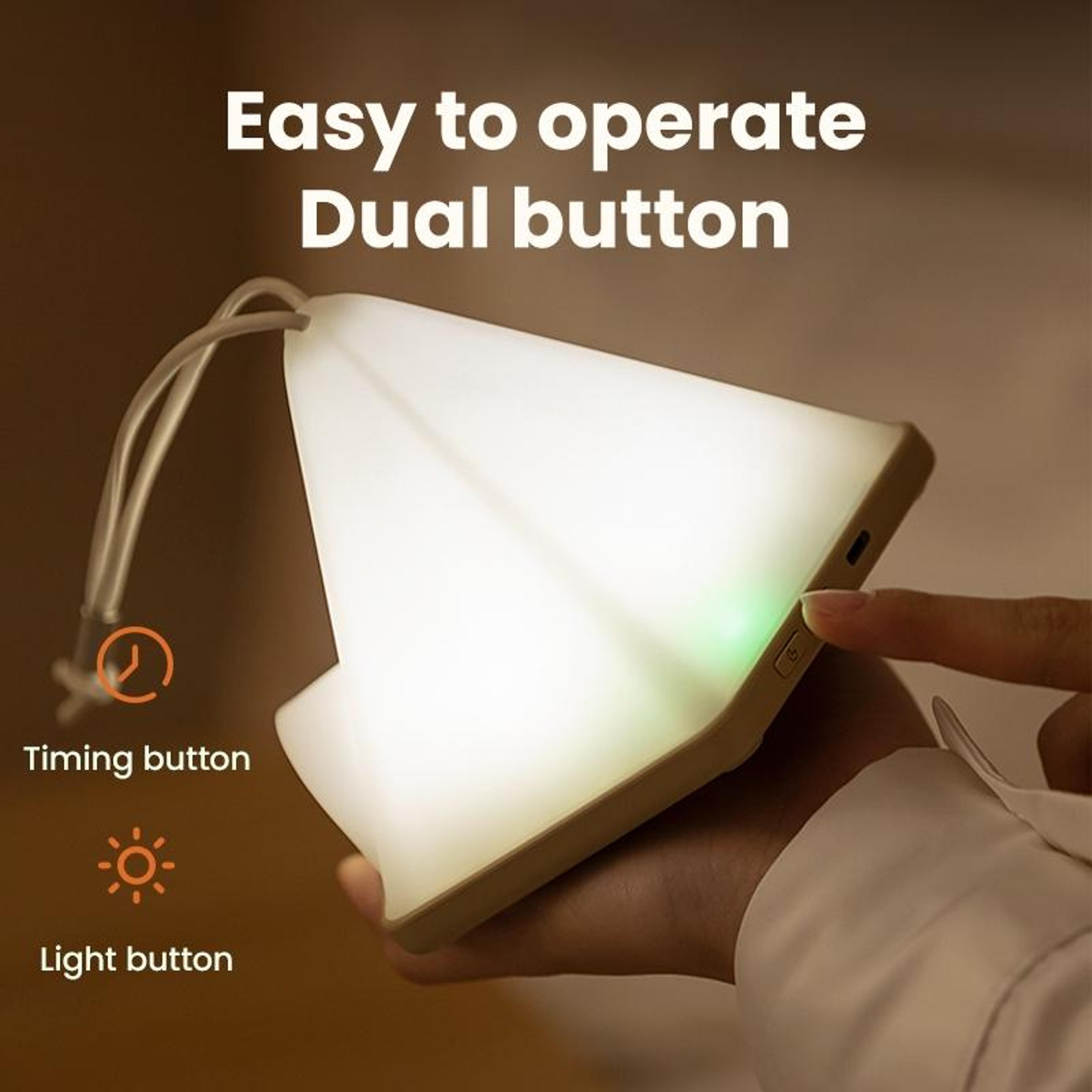 Rechargeable Camping Night Light With Timer  Adjustable Warm Ambient Lighting 7