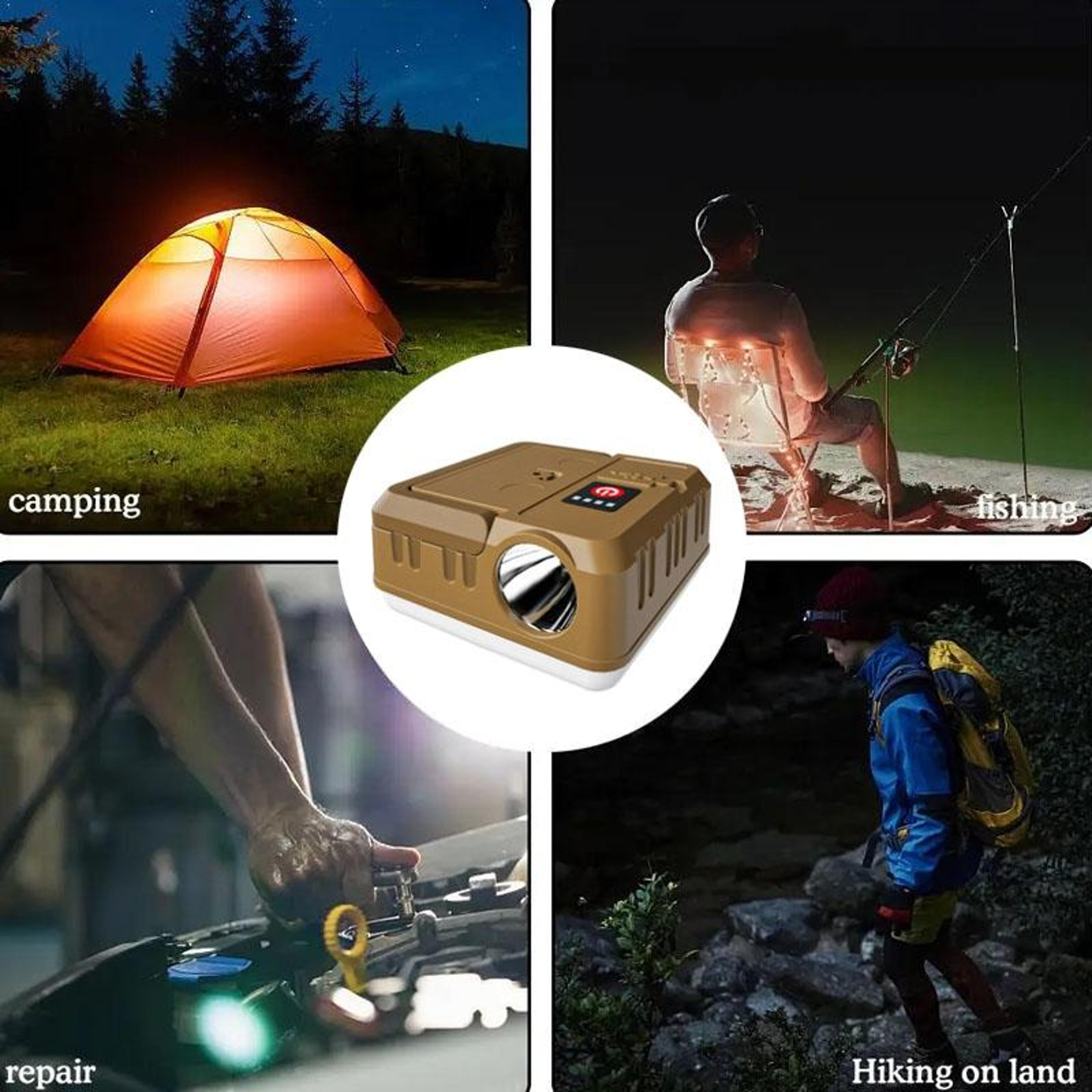 USB Rechargeable LED Camping Tent Light With 5 Modes  Waterproof Design 8
