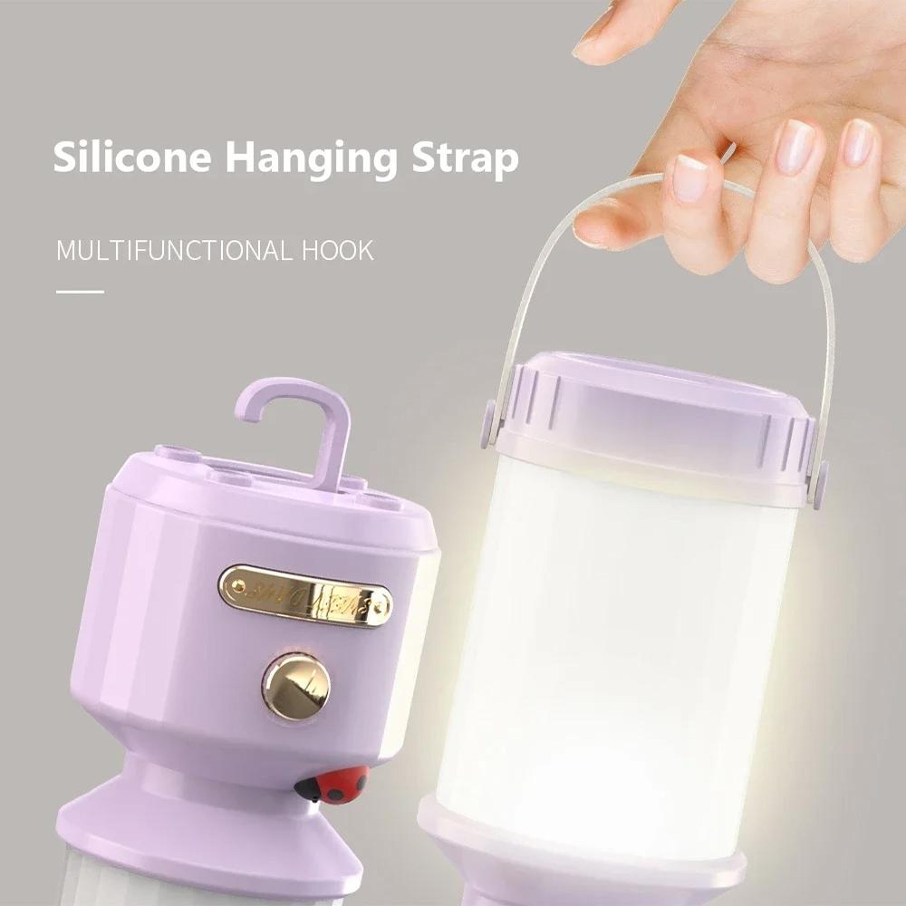 Rechargeable LED Bedside Lamp With Touch Dimming  Portable Camping Ambient Light 11
