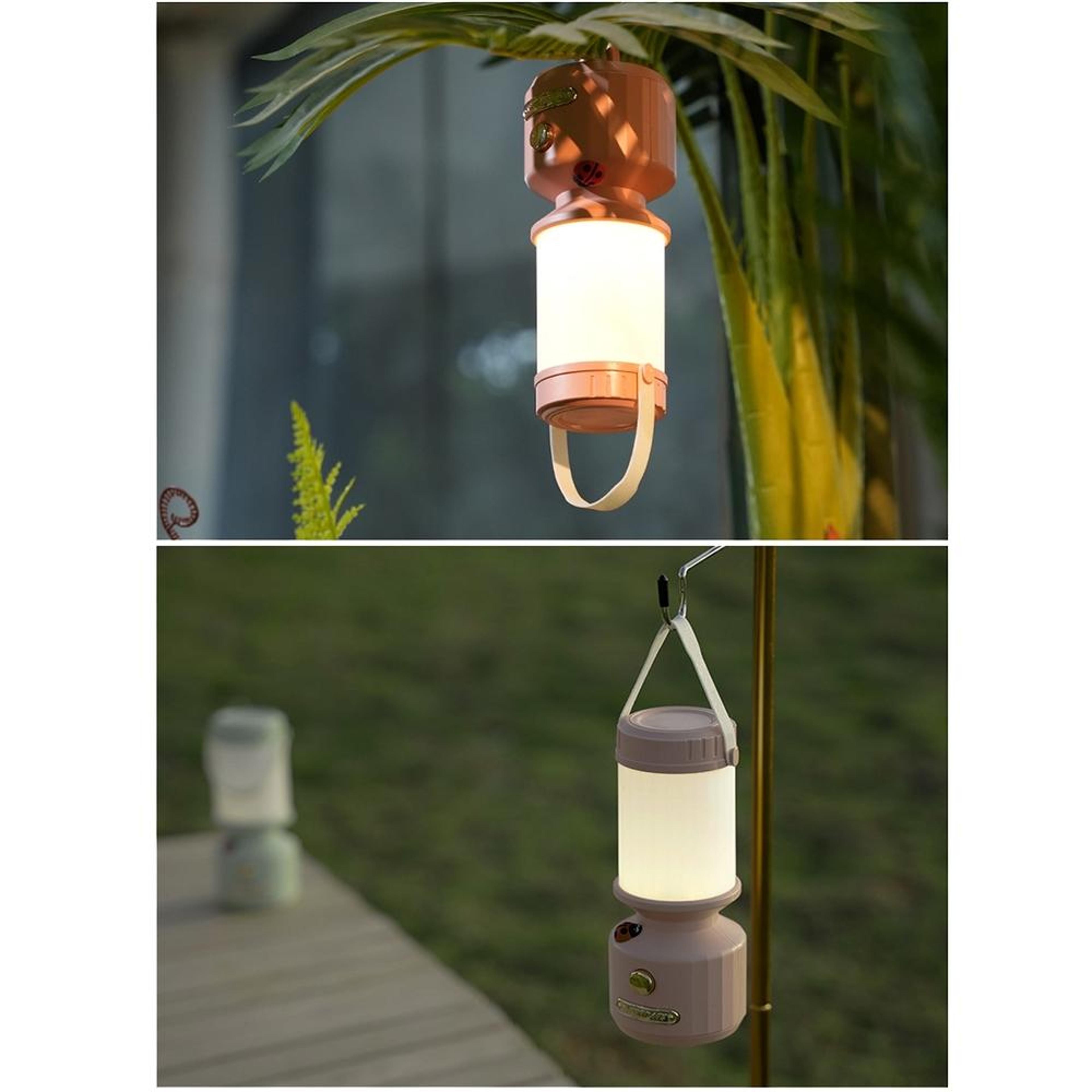 Rechargeable LED Bedside Lamp With Touch Dimming  Portable Camping Ambient Light 4