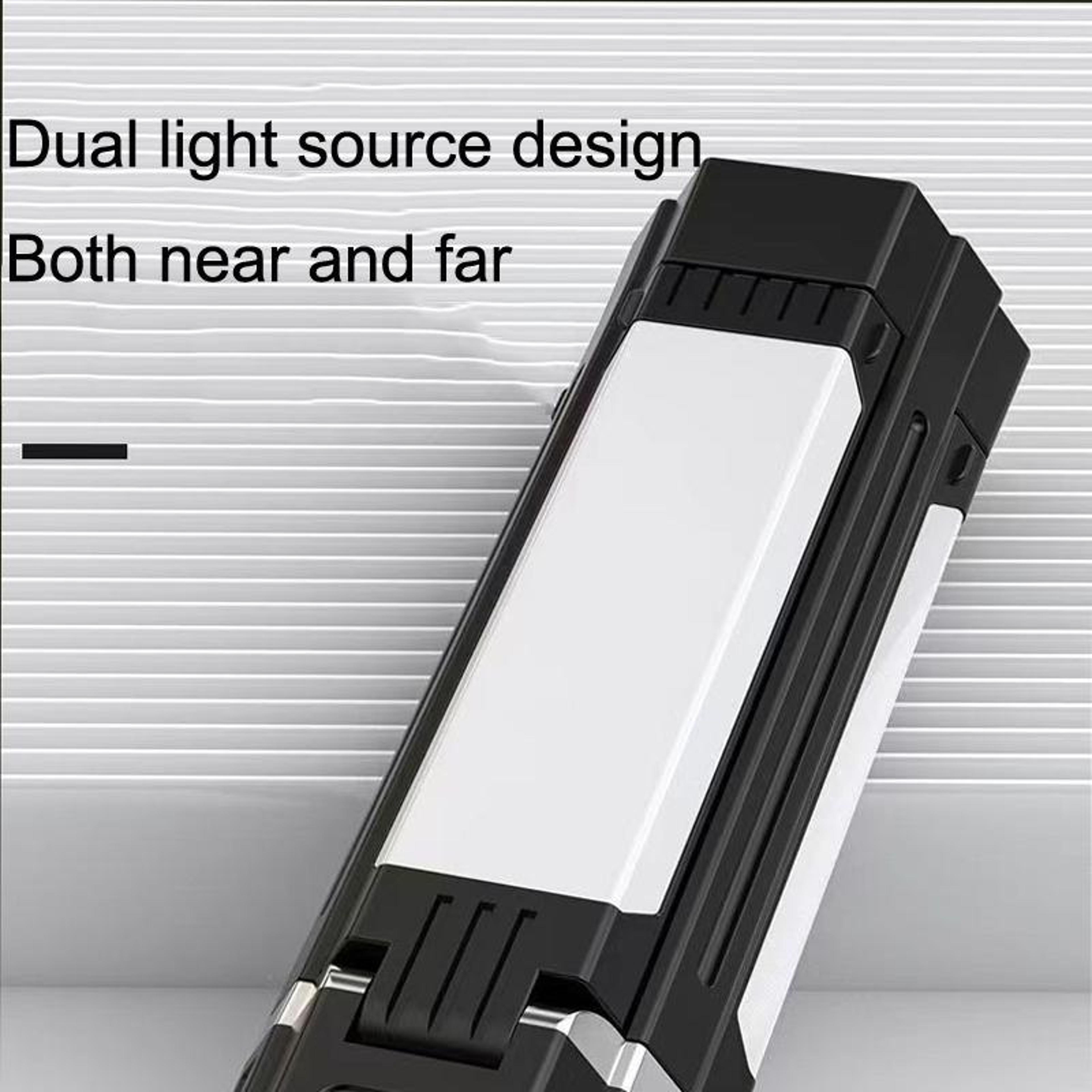 Rechargeable Camping Light With Magnetic Base  Foldable Hook Portable LED Work Lamp 2