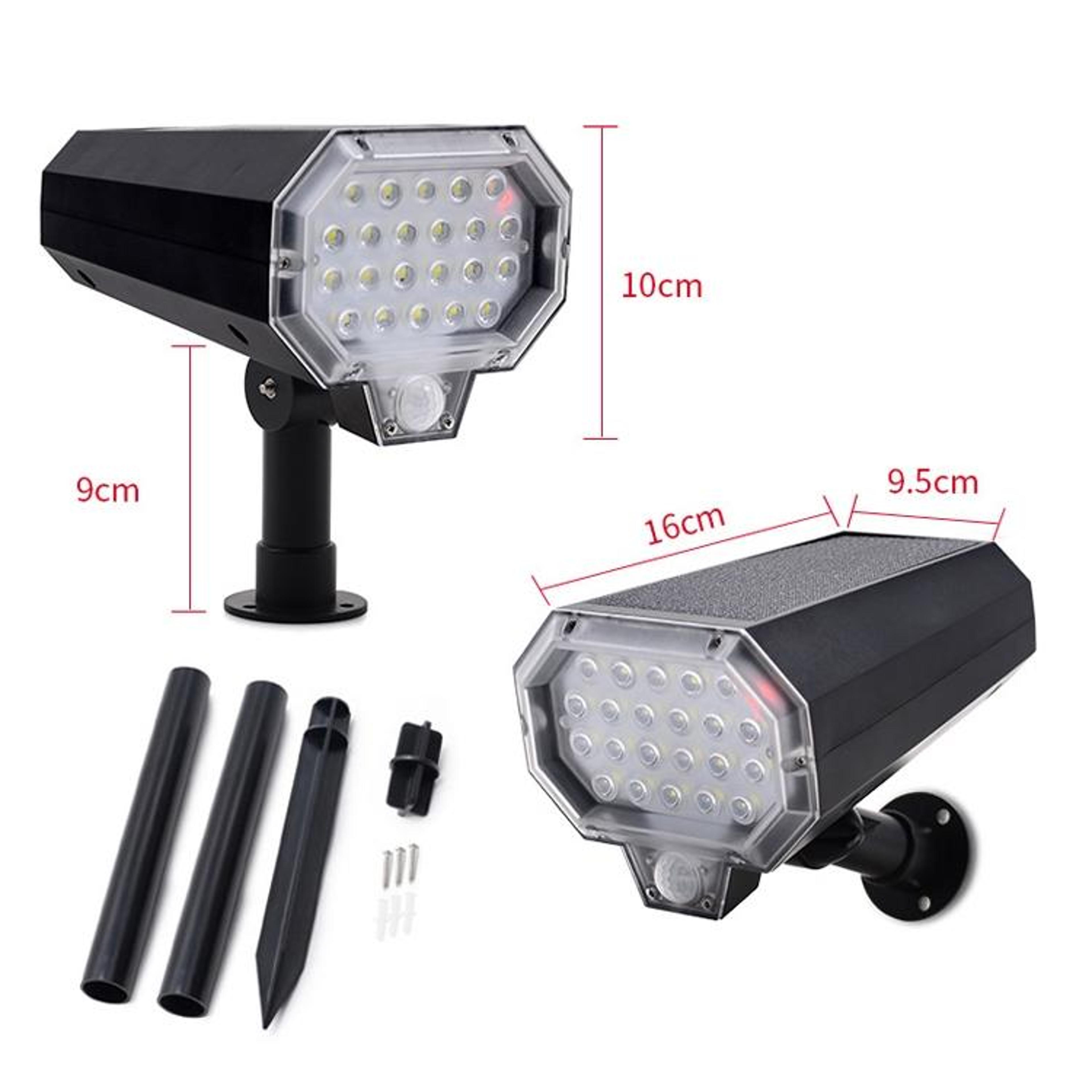 Solar Motion Sensor Light With 160 Auto Rotation  IP65 Waterproof Security Design 2