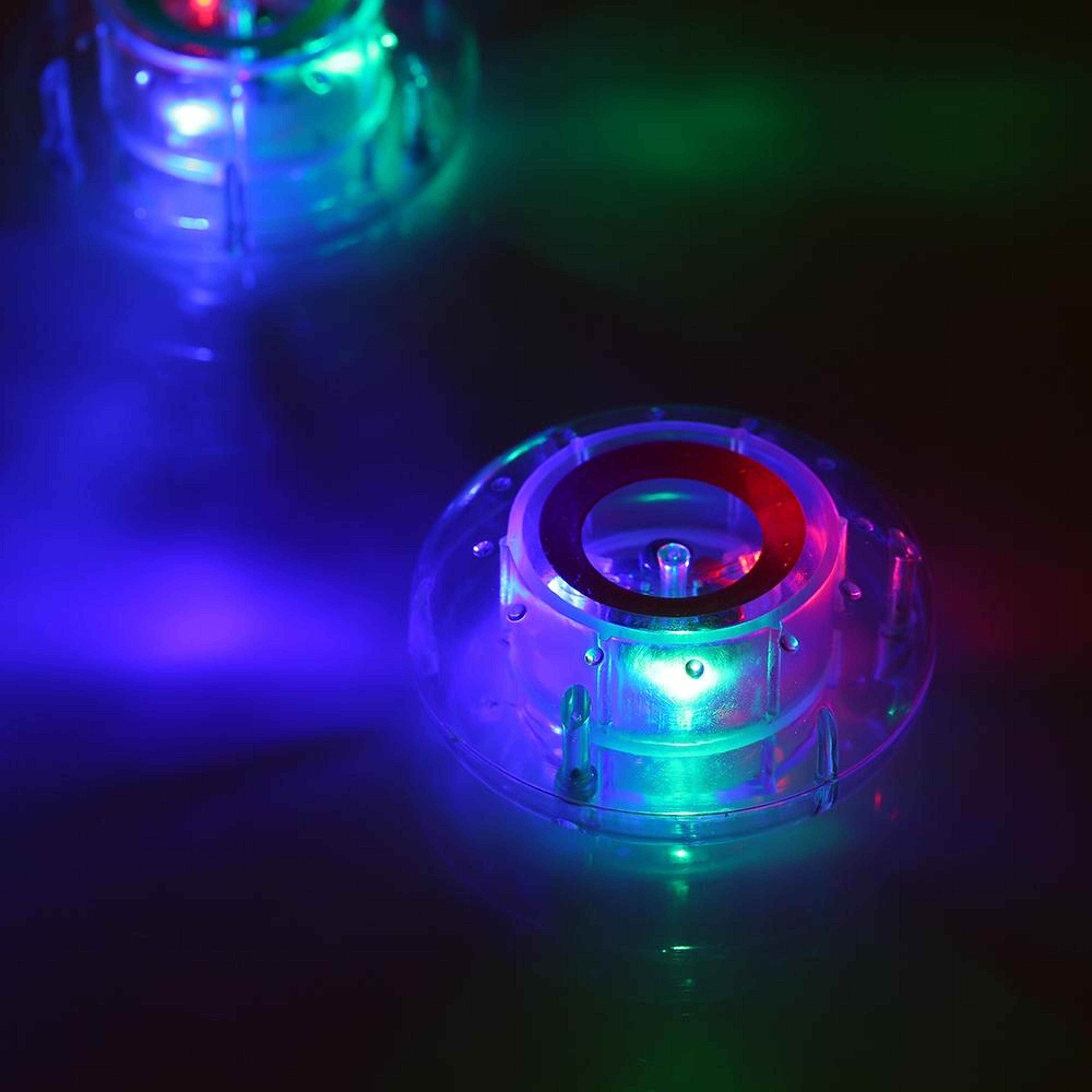 AquaGlow Floating Pool Lights Waterproof LED Light Show For Pools Hot Tubs  Parties 7