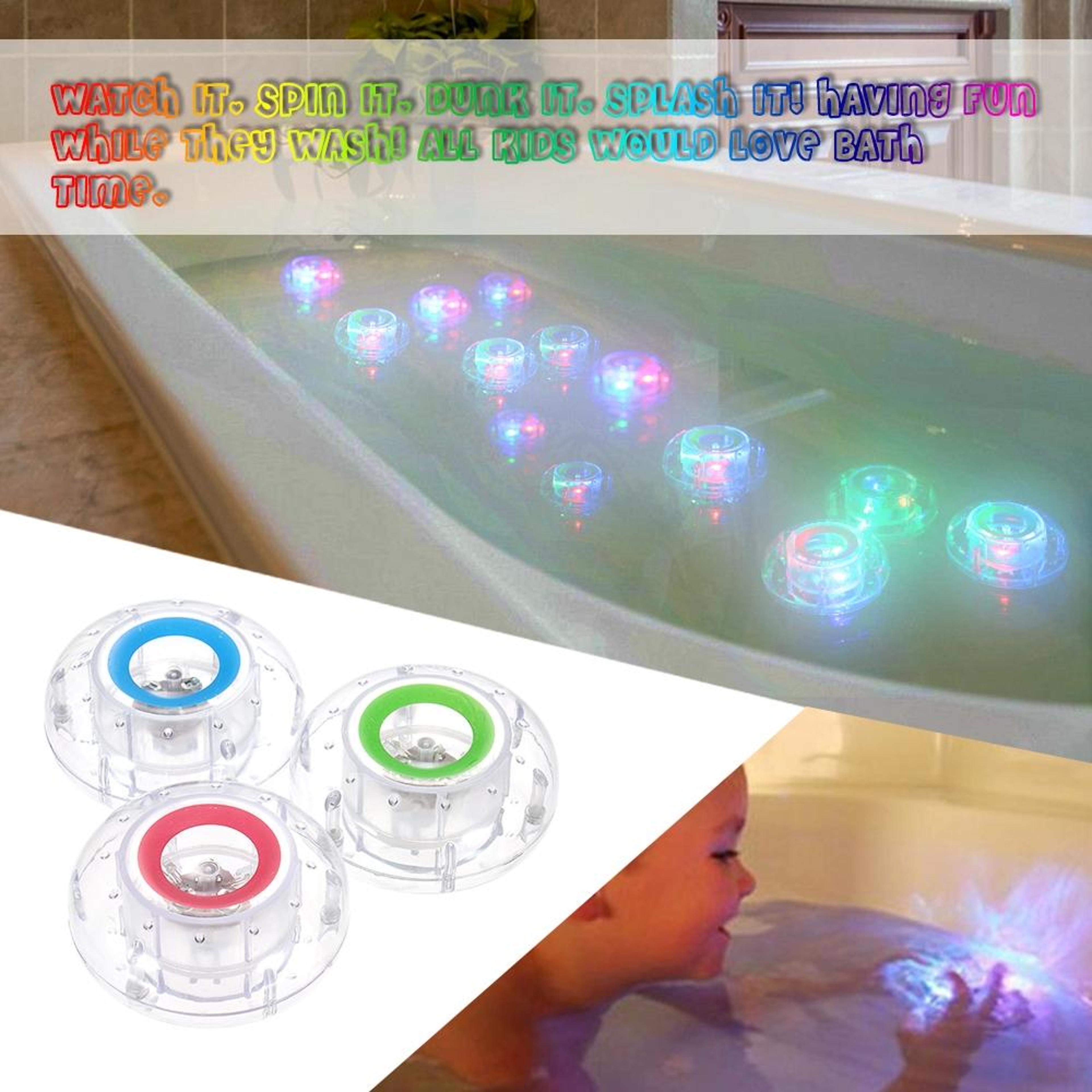 AquaGlow Floating Pool Lights Waterproof LED Light Show For Pools Hot Tubs  Parties 5
