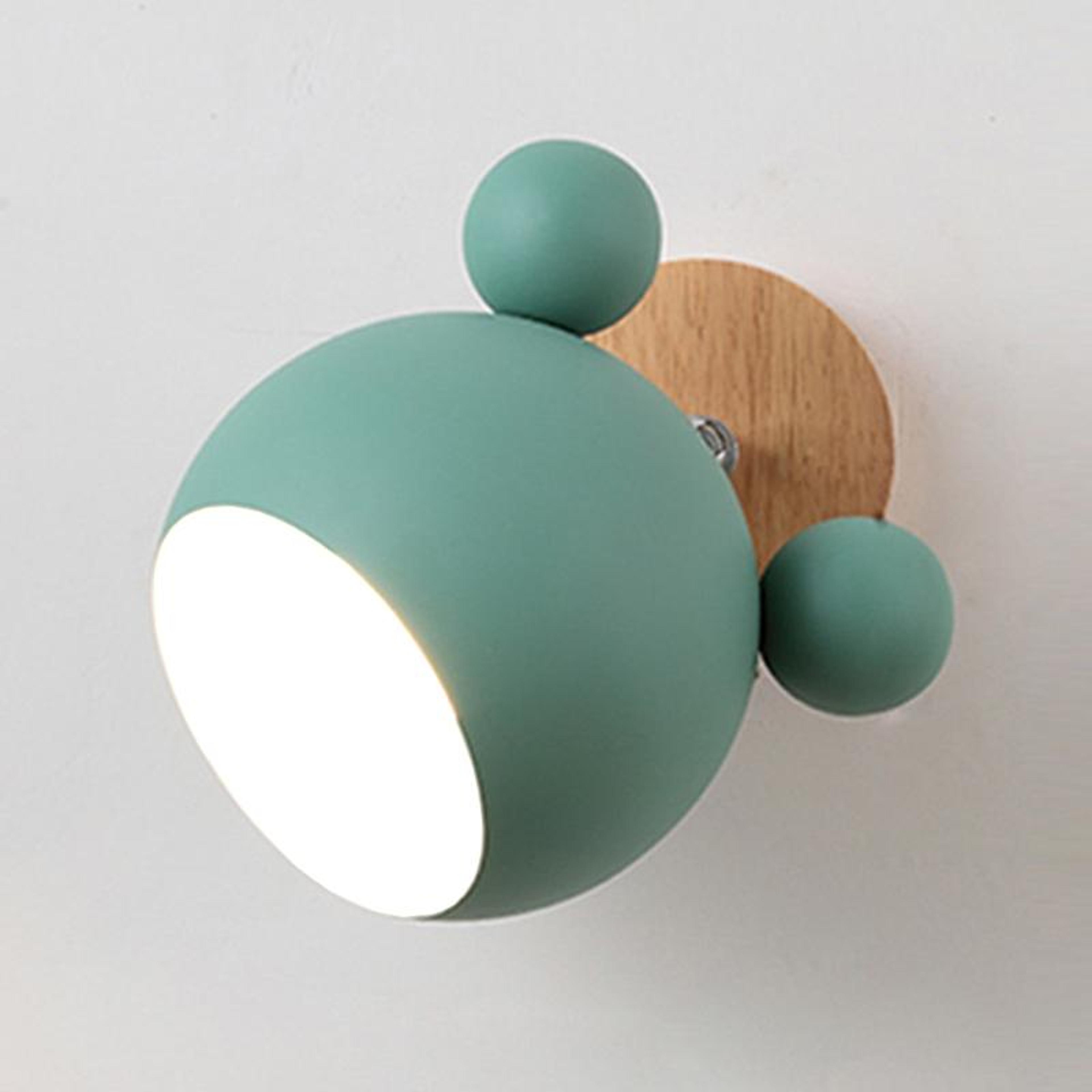 Nordic Cartoon Wall Lamp Adjustable LED Bedside Light For Kids Bedroom  Hallway 2