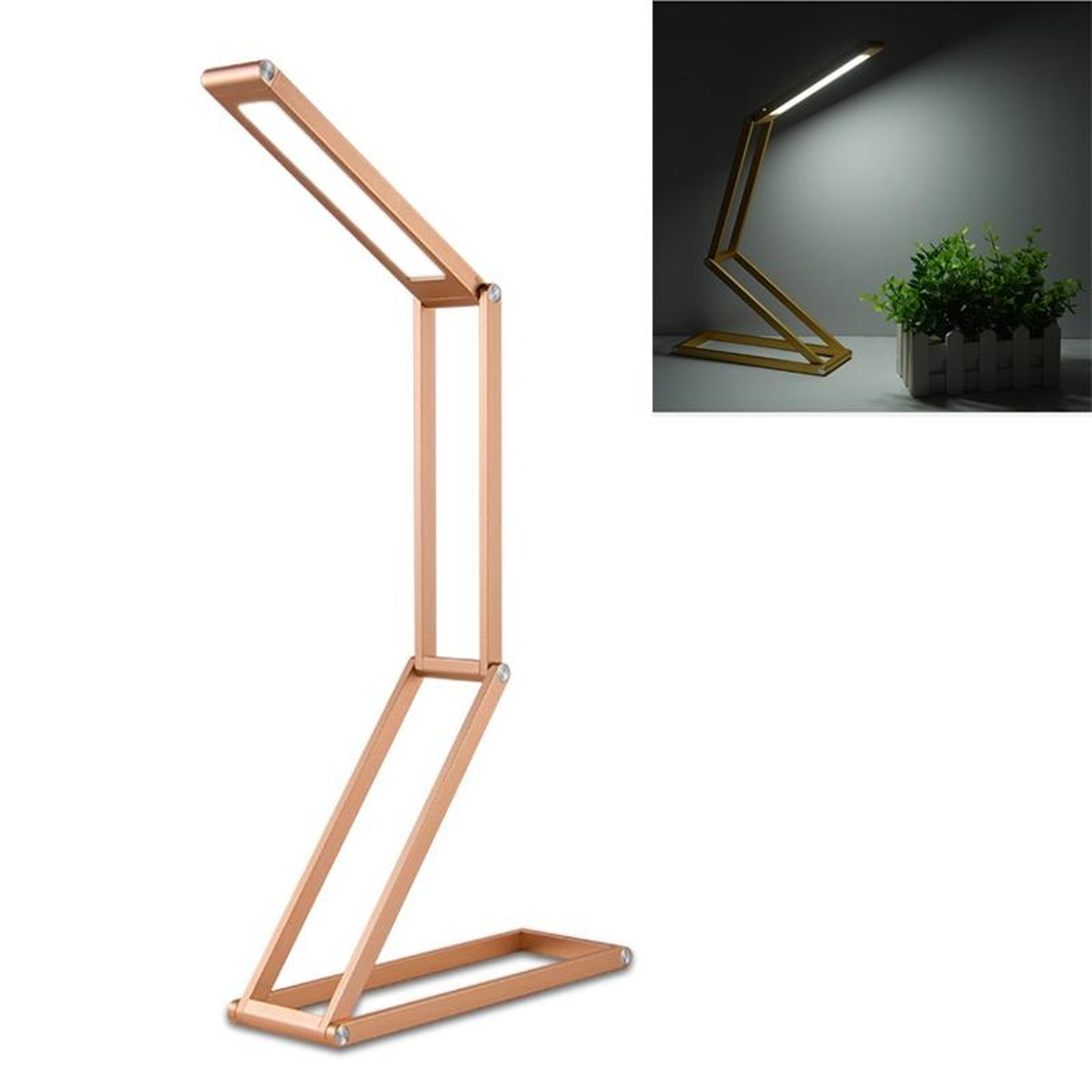 FoldLite USB Rechargeable LED Desk Lamp With Eye Protection And Stepless Dimming 5