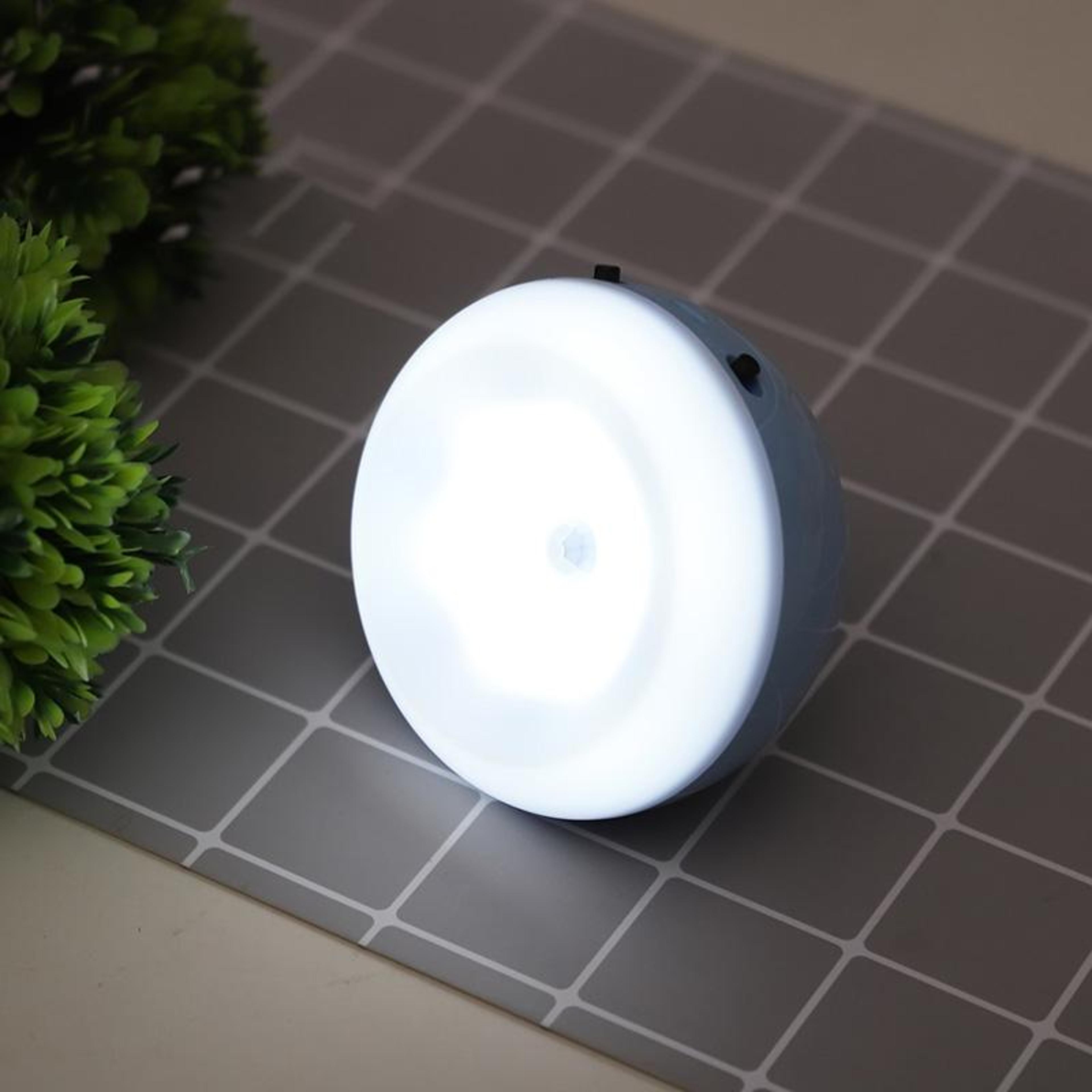 smart motion sensor led night light with magnetic wall mount & usb rechargeable battery