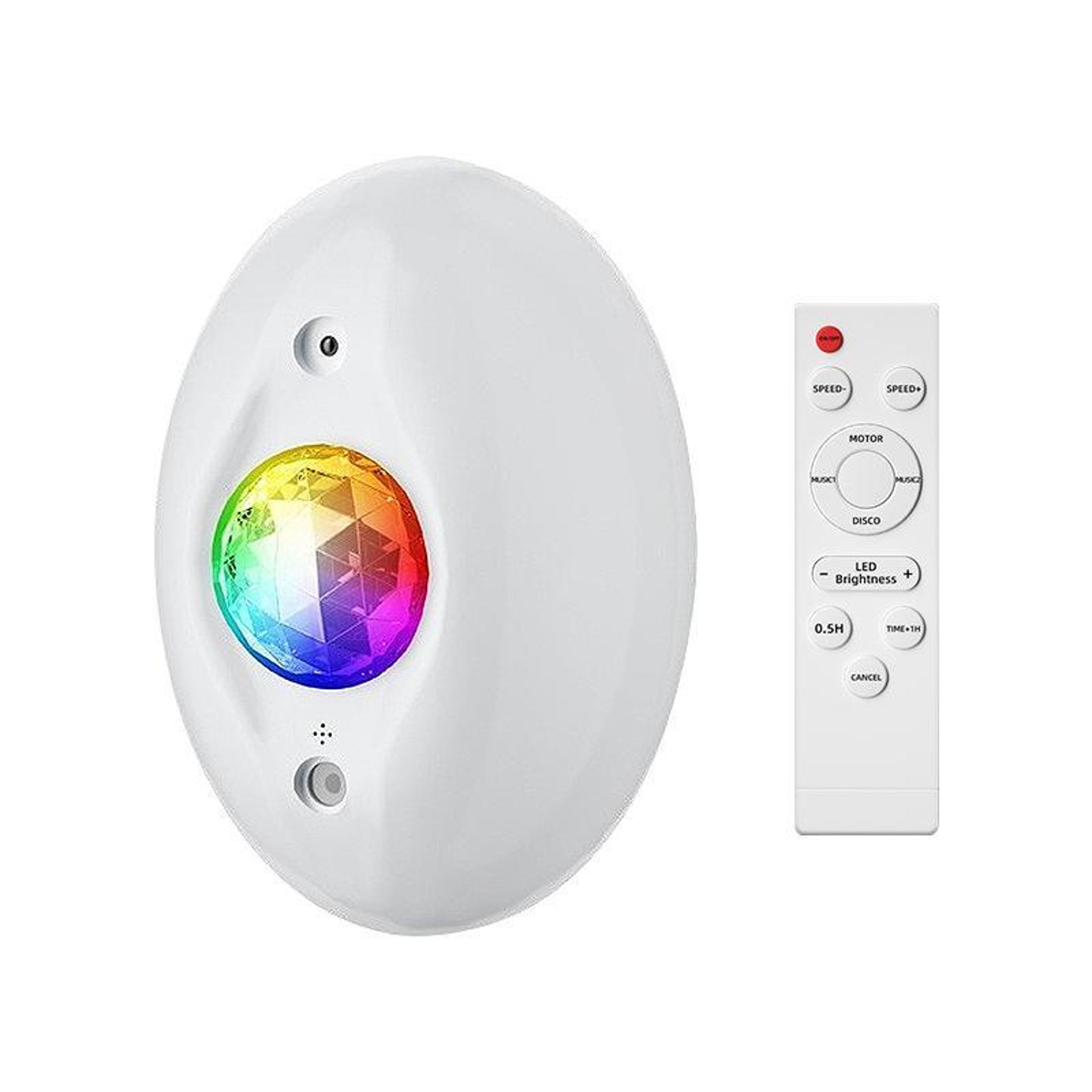 AuroraGlow Galaxy Projector Night Light With Bluetooth Speaker  Remote Control 2