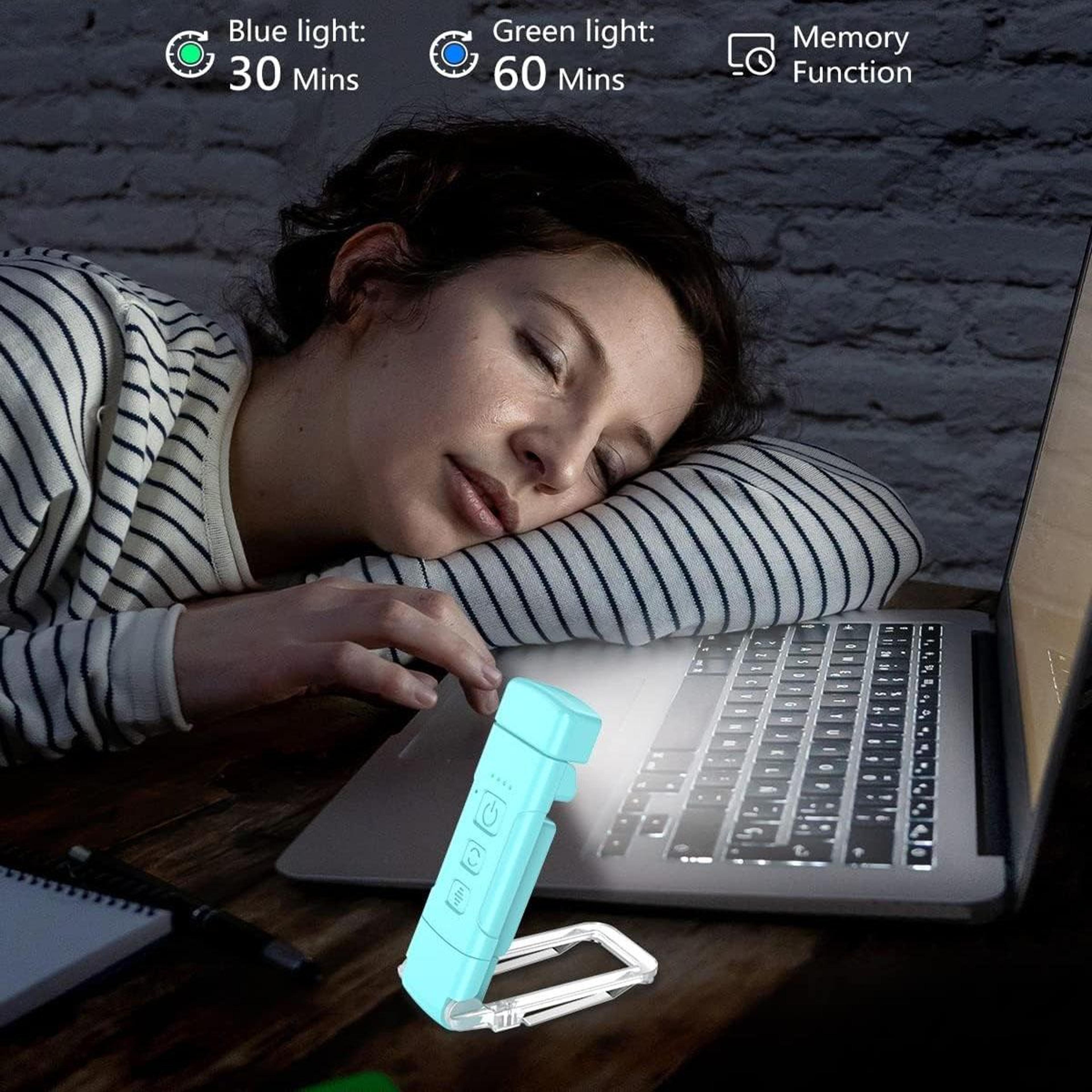 USB Rechargeable Clip On Reading Light With 3 Color Modes  Eye Protection 10
