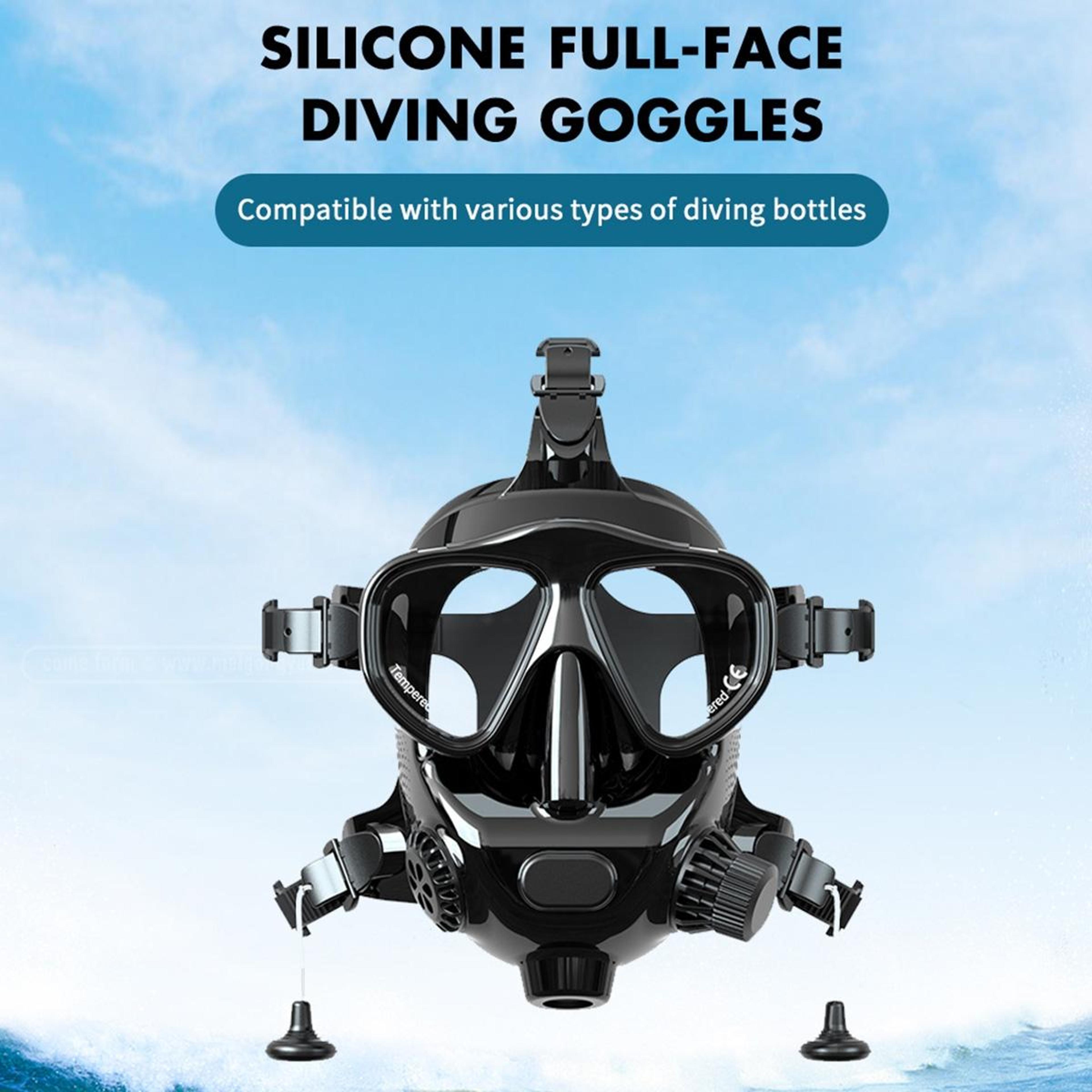 AquaVision Full Face Diving Mask With Action Camera Mount For Snorkeling  Underwater Filming 4