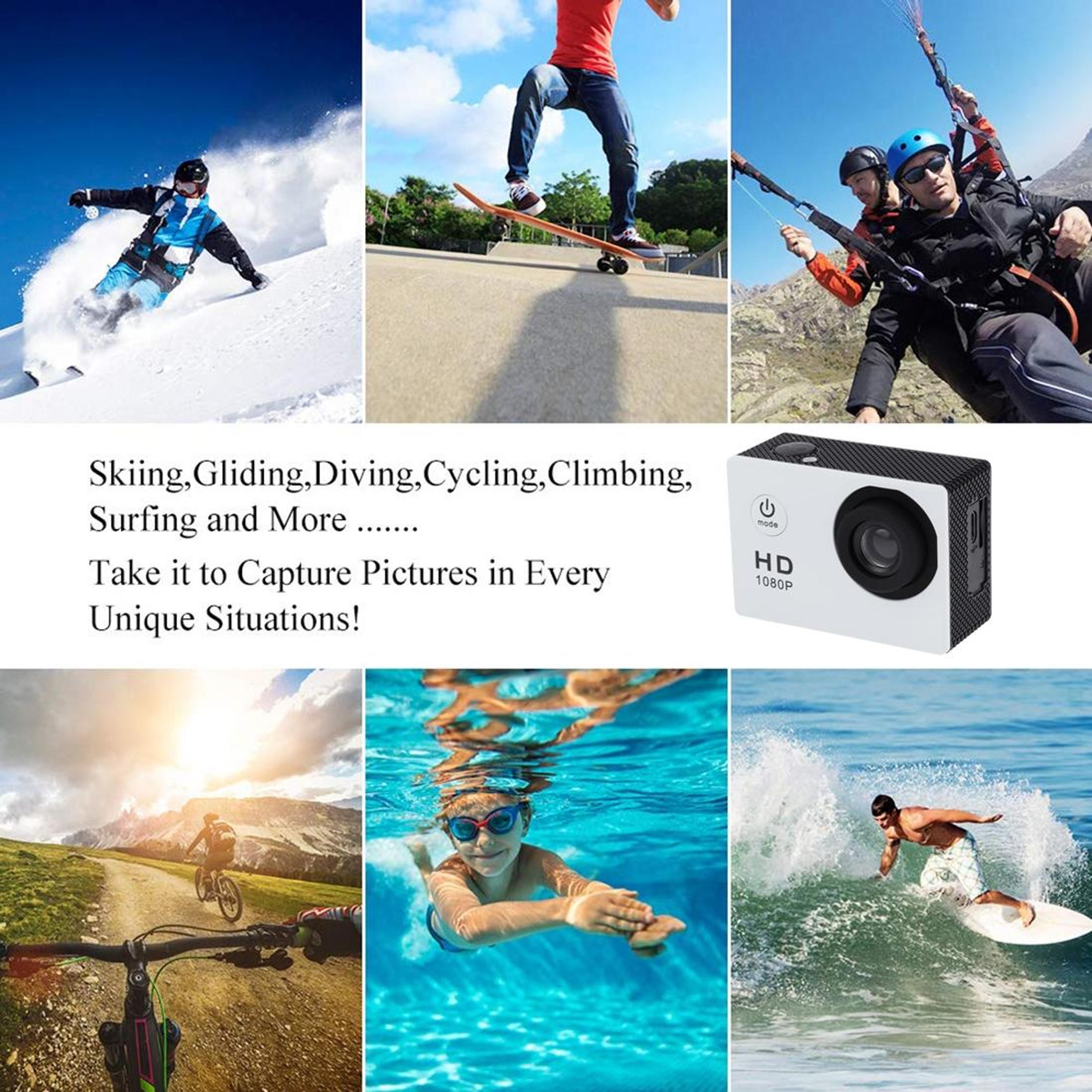 SJ4000 Full HD Action Camera With 30M Waterproof Case  Wide Angle Lens 7