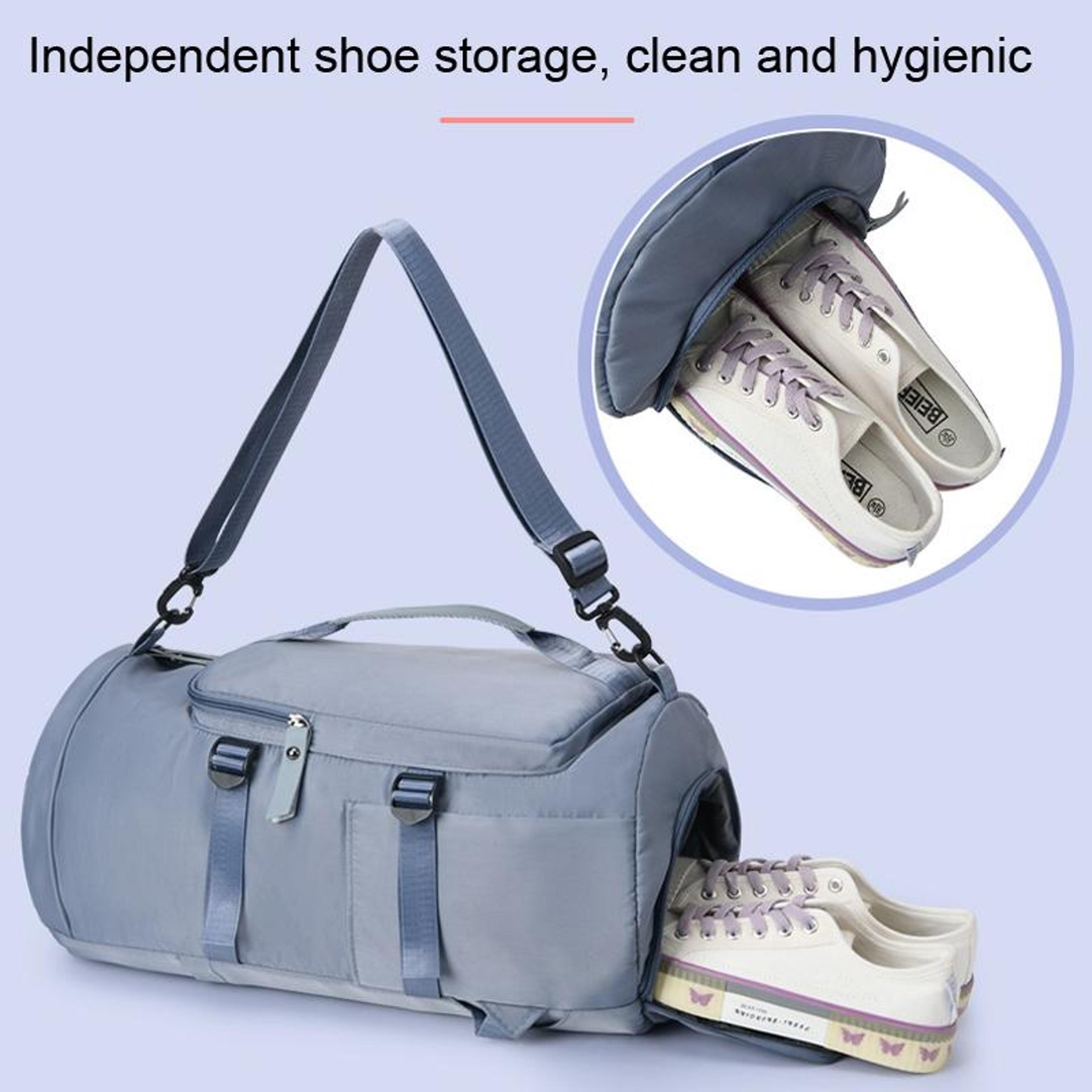 UrbanFlex Travel Backpack  Gym Duffel Bag With Shoe Compartment For Business Trips And Sports 9