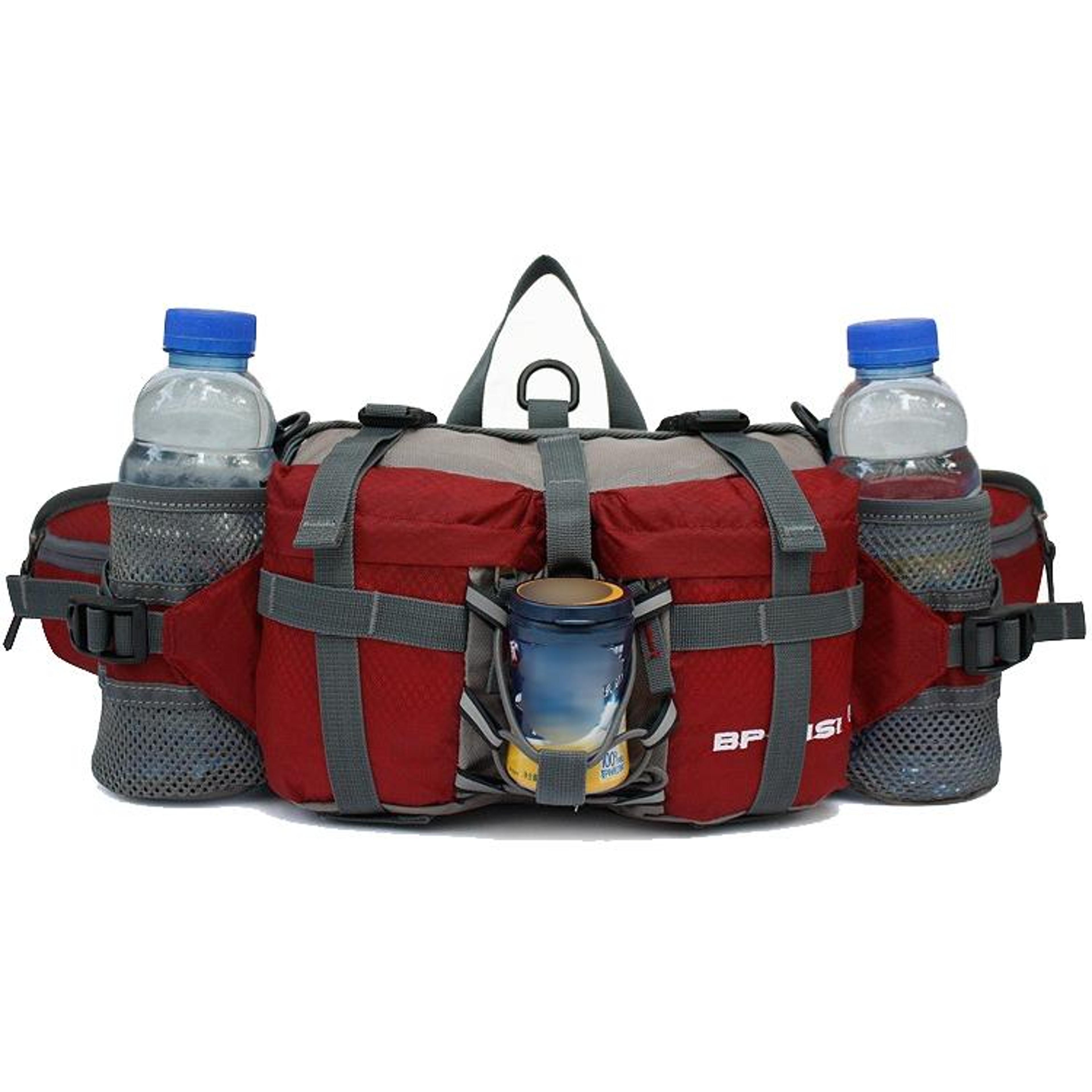 Waterproof Cycling Waist Pack With Bottle Holder For Hiking Running  Outdoor Sports 1
