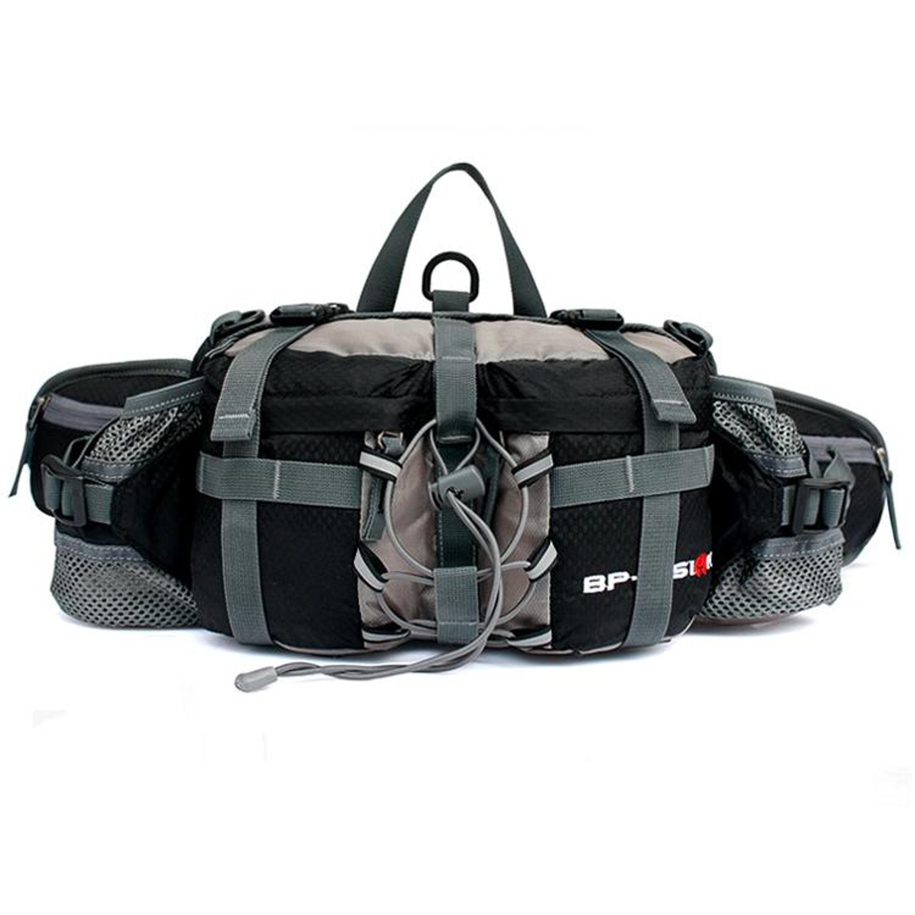 Waterproof Cycling Waist Pack With Bottle Holder For Hiking Running  Outdoor Sports 9