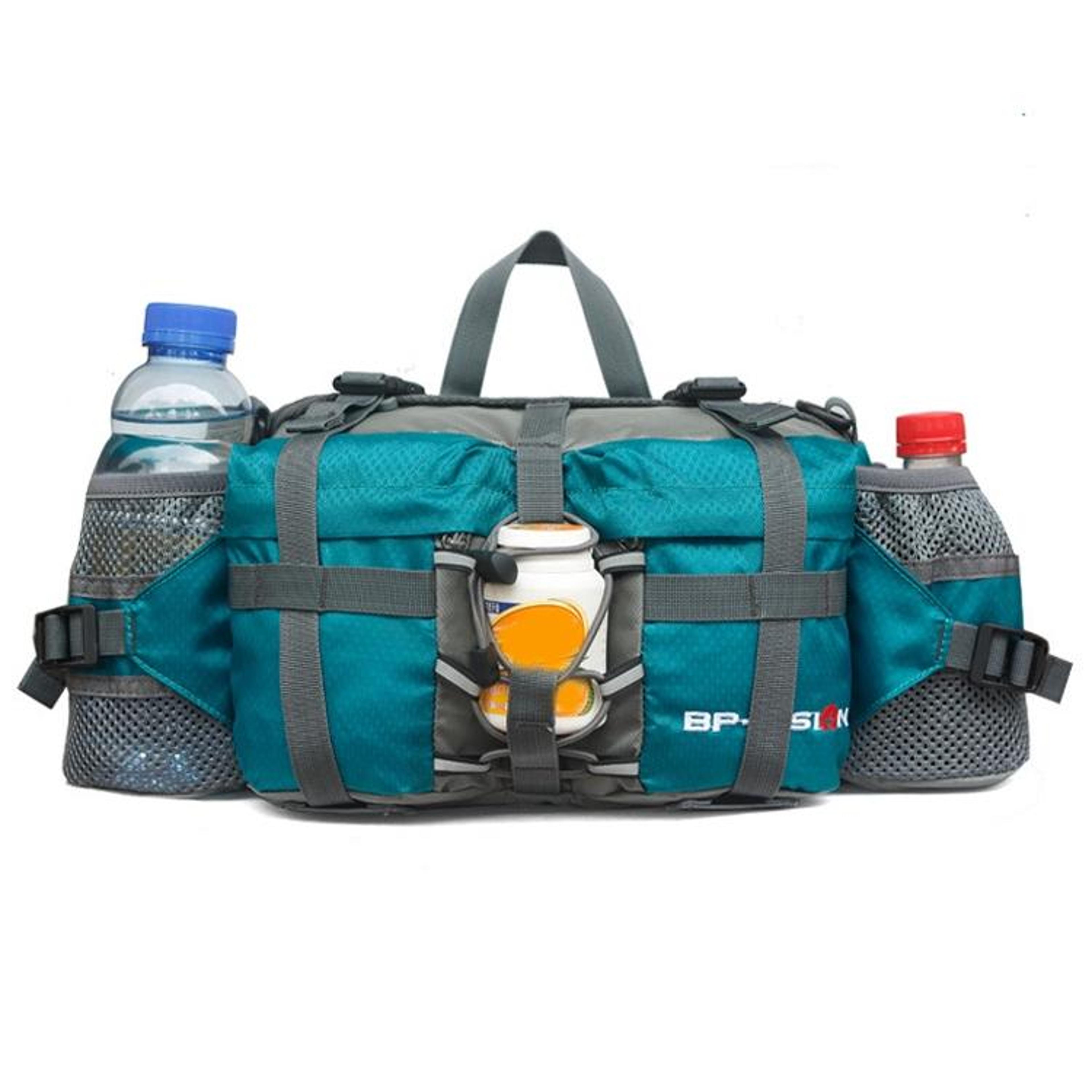 Waterproof Cycling Waist Pack With Bottle Holder For Hiking Running  Outdoor Sports 14